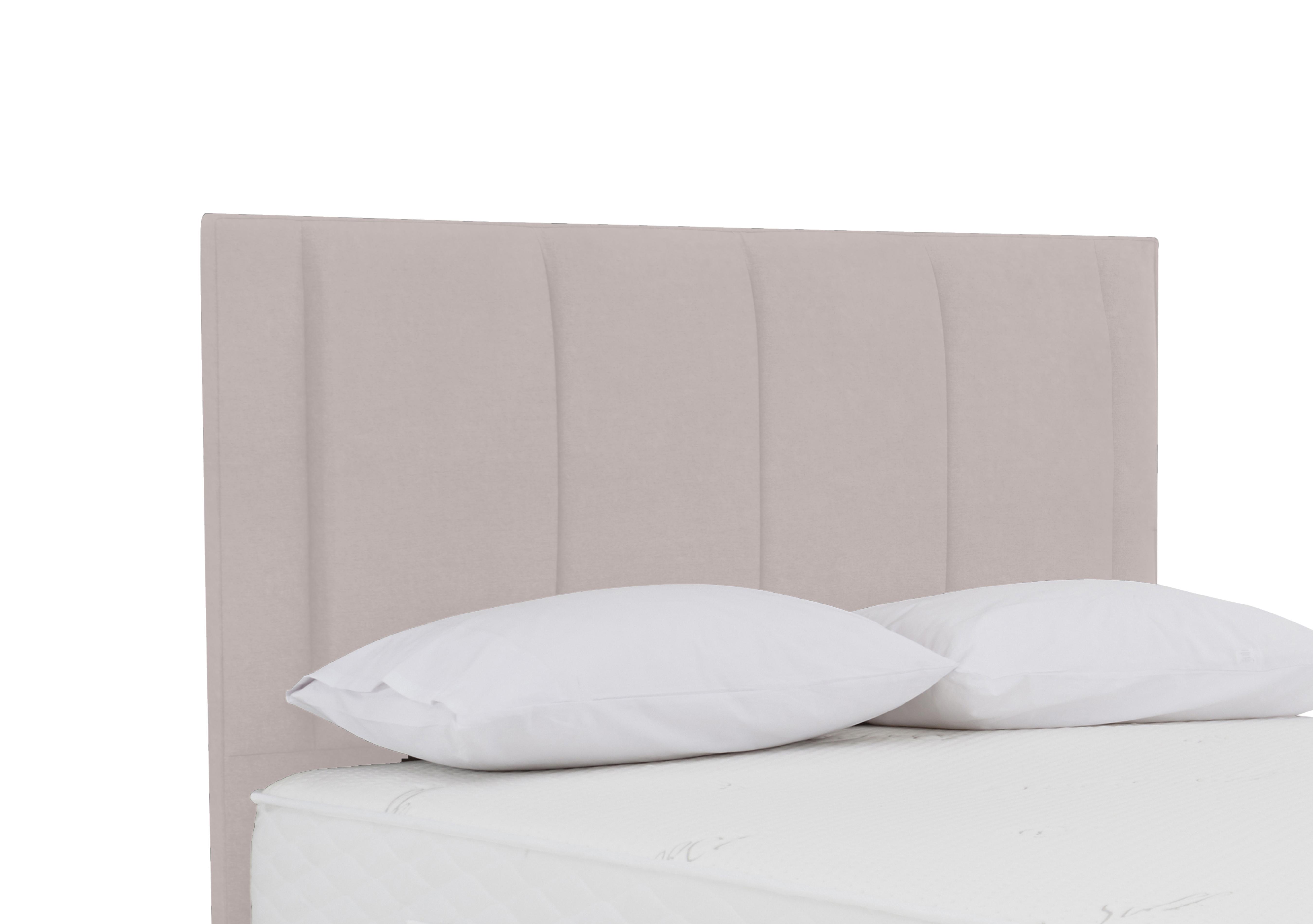 Orwell Floor Standing Headboard in Plush Argent on Furniture Village