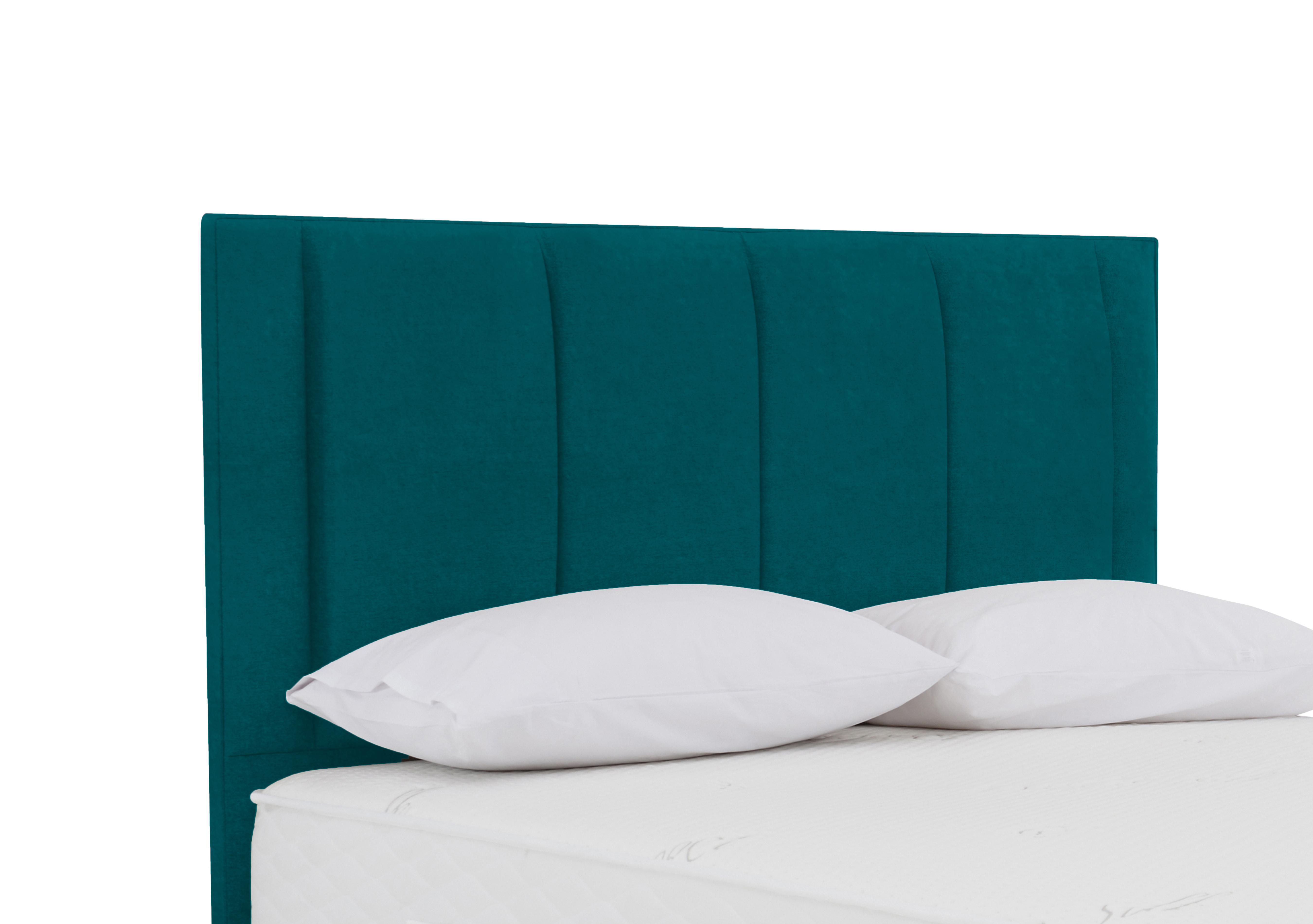 Orwell Floor Standing Headboard in Plush Atlantic on Furniture Village