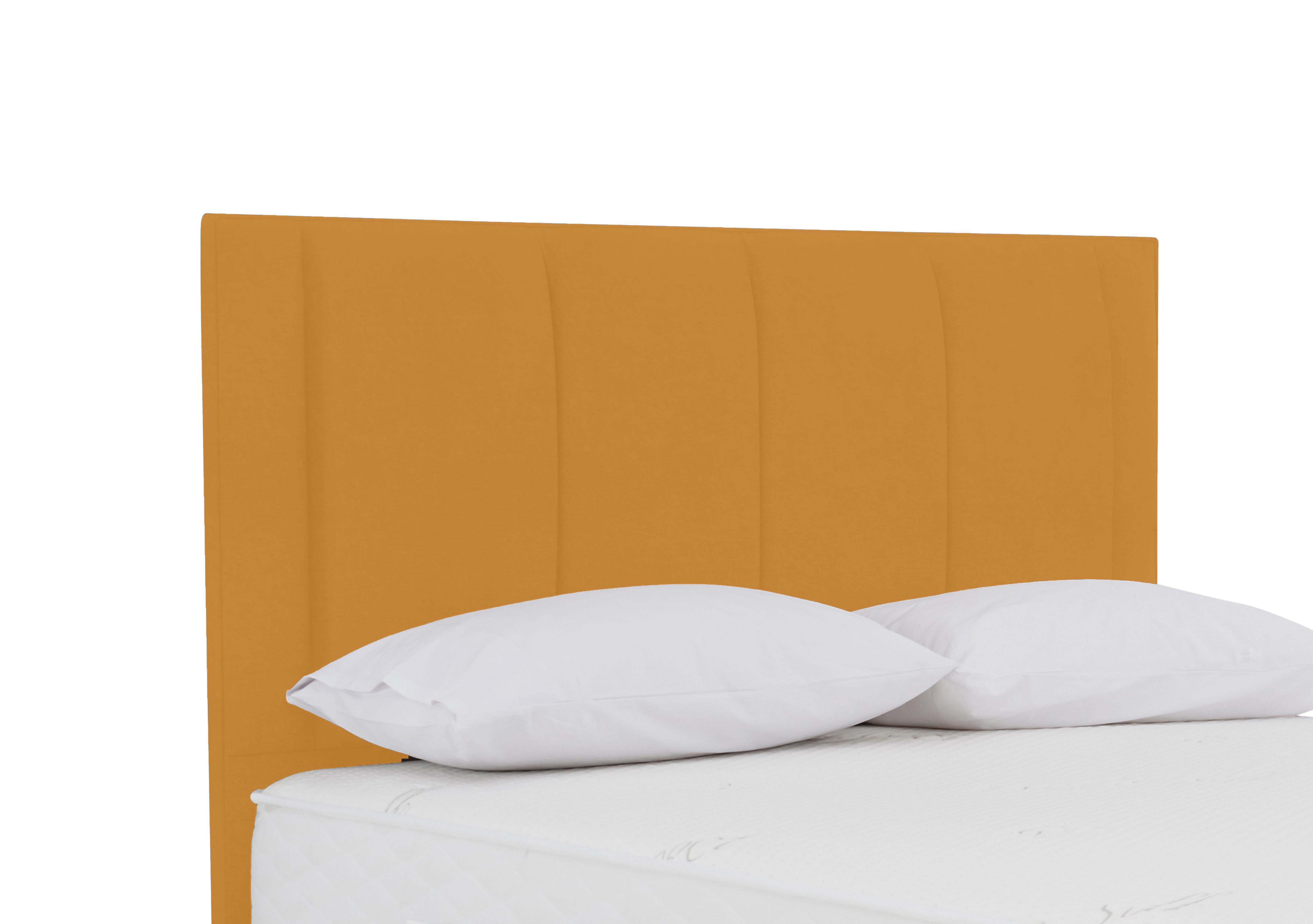 Orwell Floor Standing Headboard in Plush Corn on Furniture Village