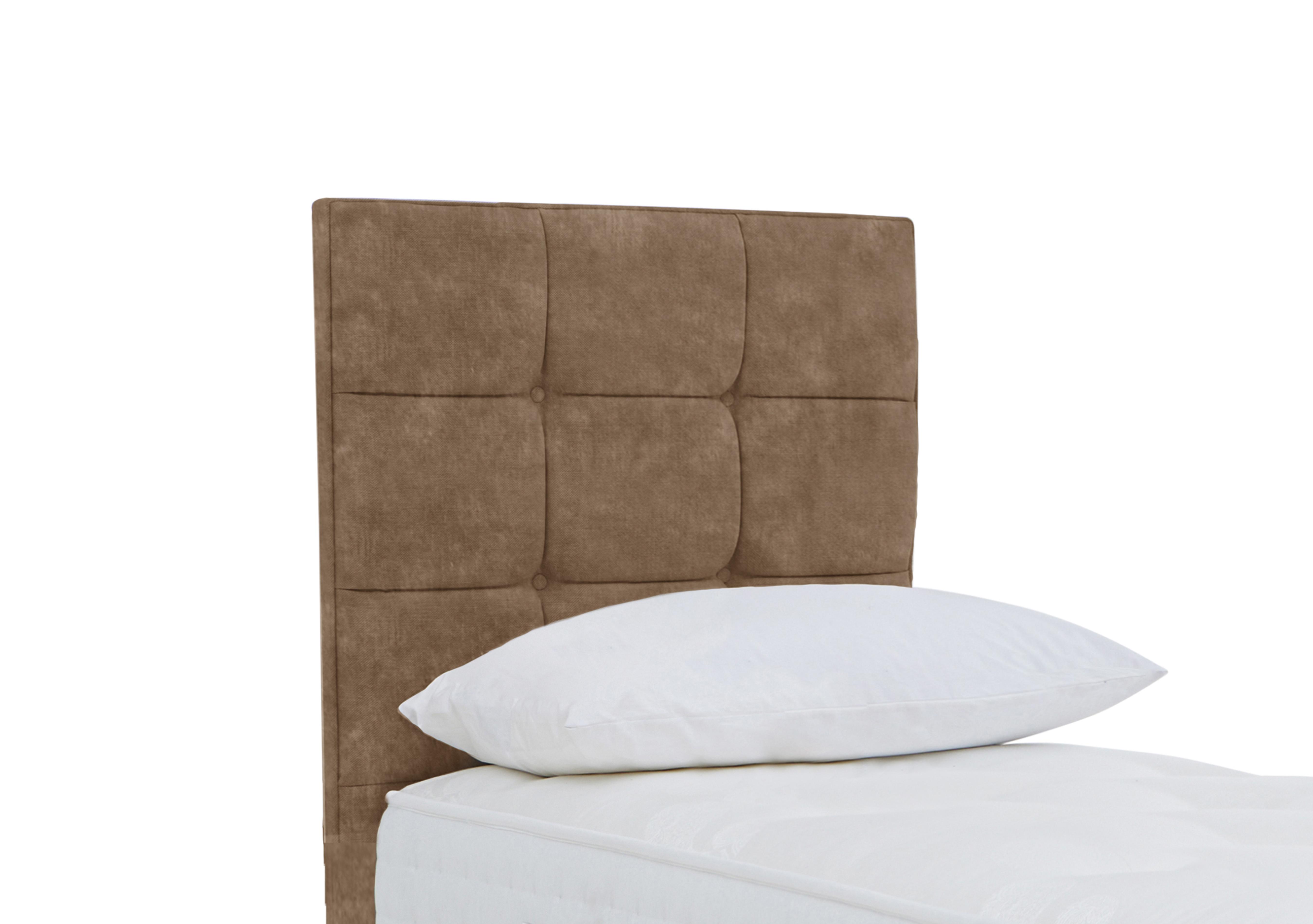 Milne Floor Standing Headboard in Lace Caramel on Furniture Village