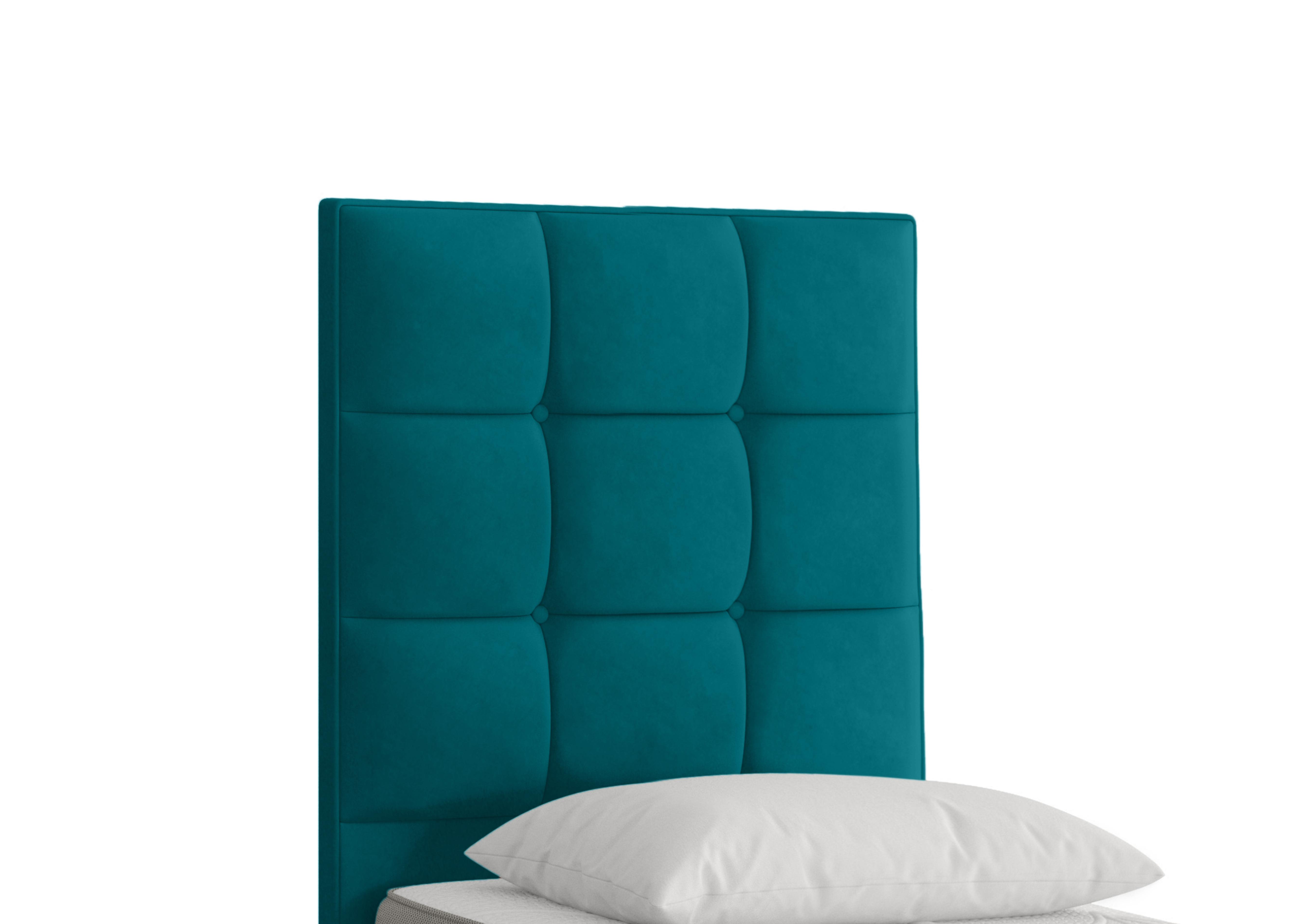 Milne Floor Standing Headboard in Plush Atlantic on Furniture Village