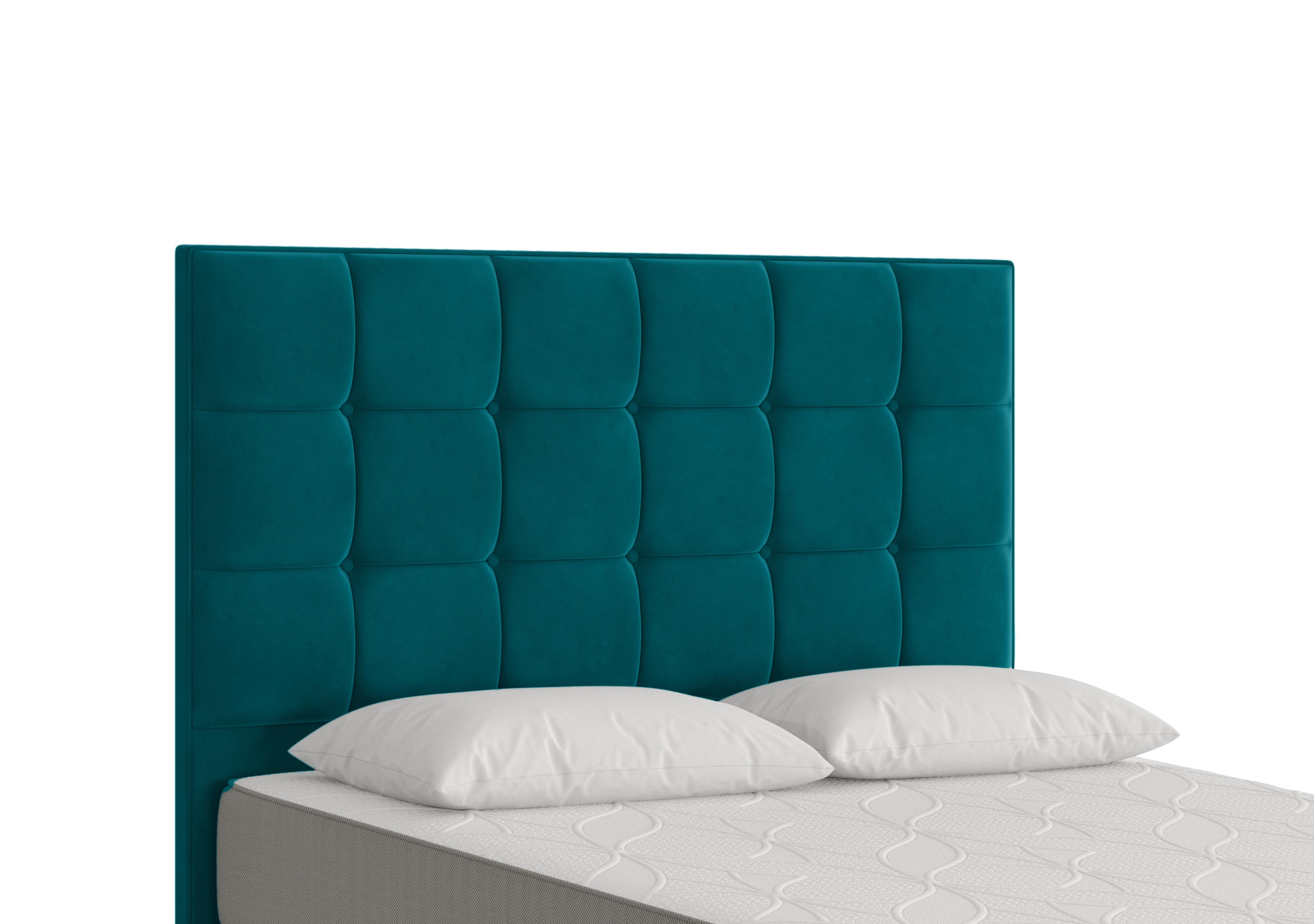 Milne Floor Standing Headboard in Plush Atlantic on Furniture Village