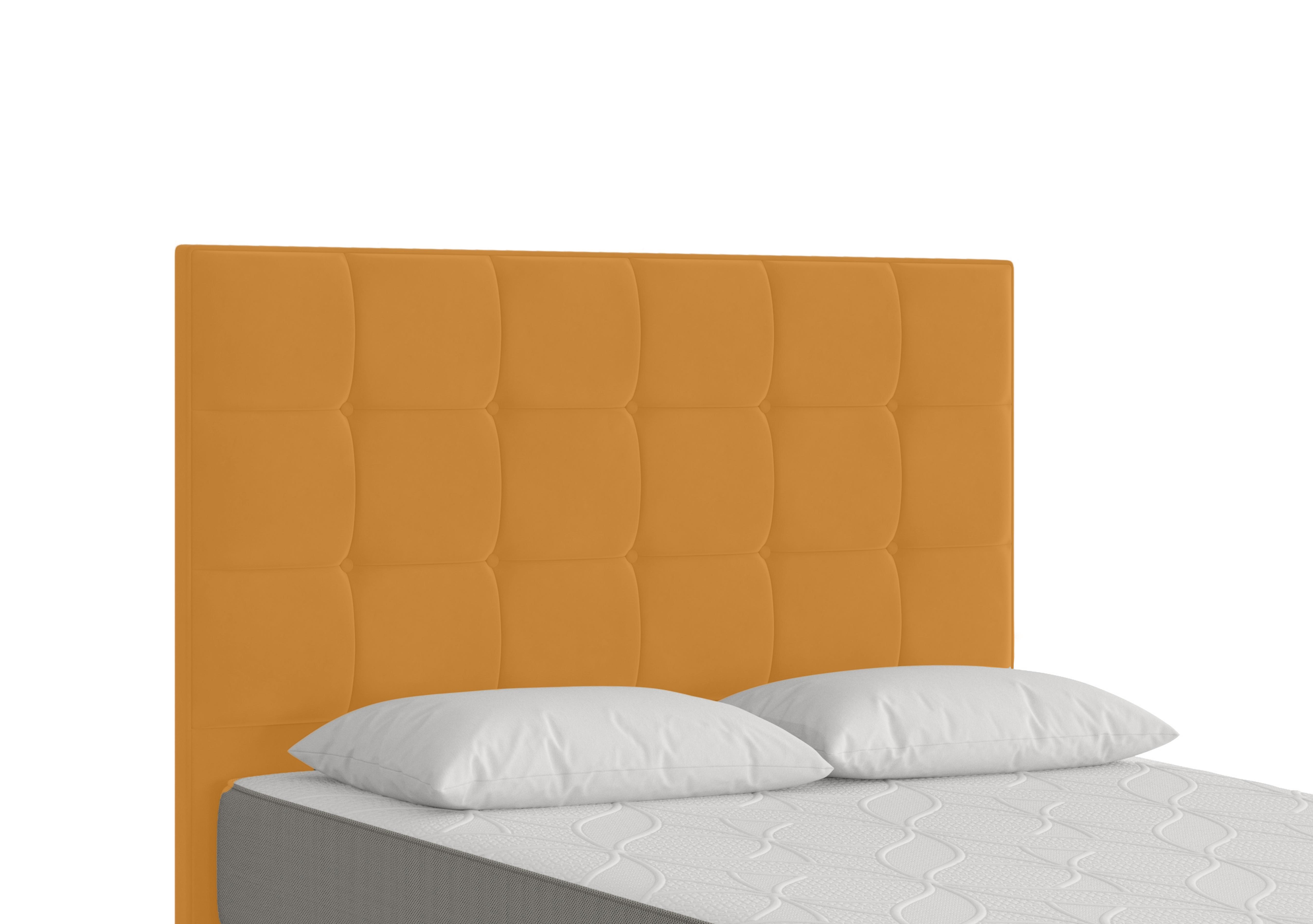 Milne Floor Standing Headboard in Plush Corn on Furniture Village