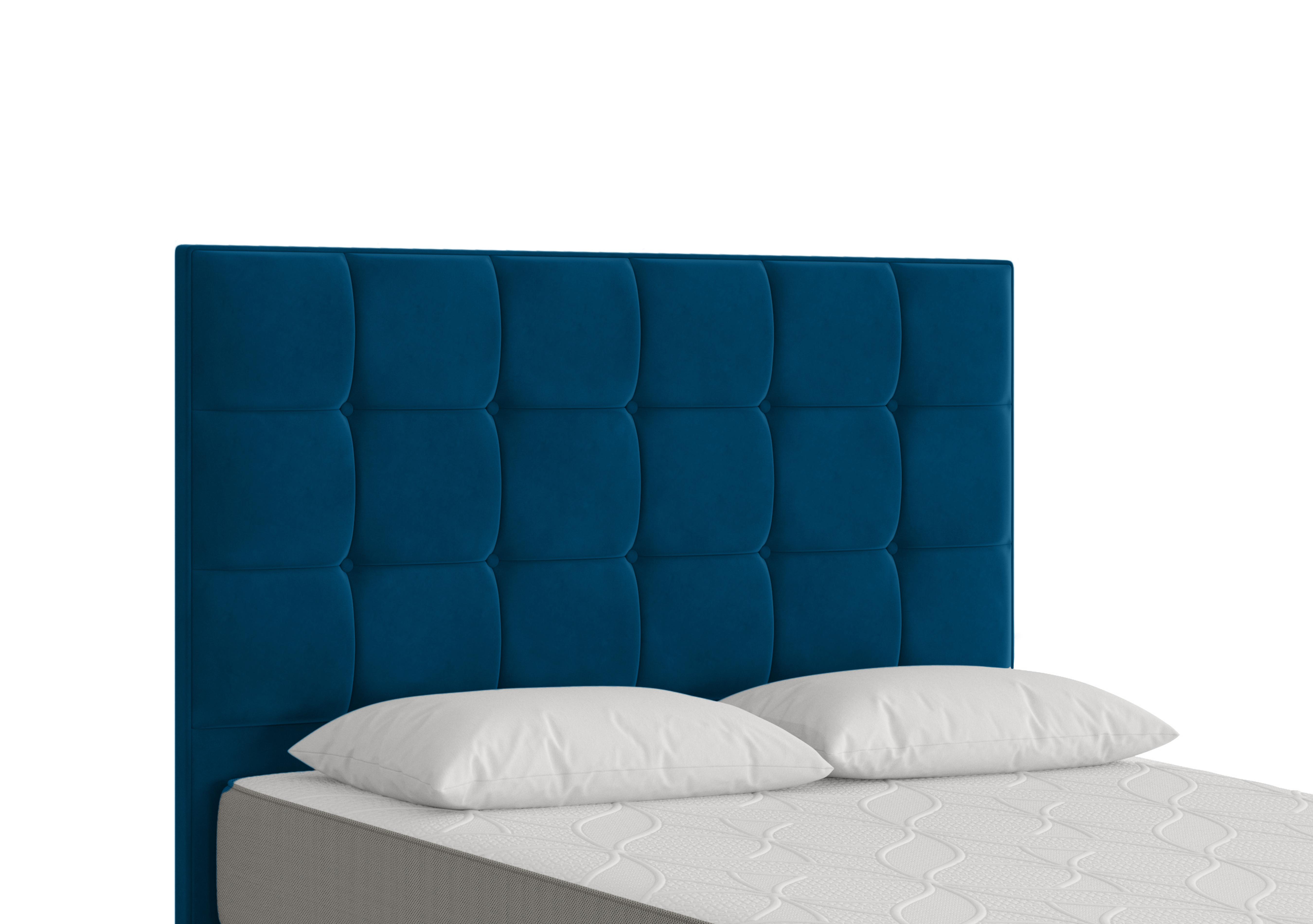 Milne Floor Standing Headboard in Plush Pacific on Furniture Village