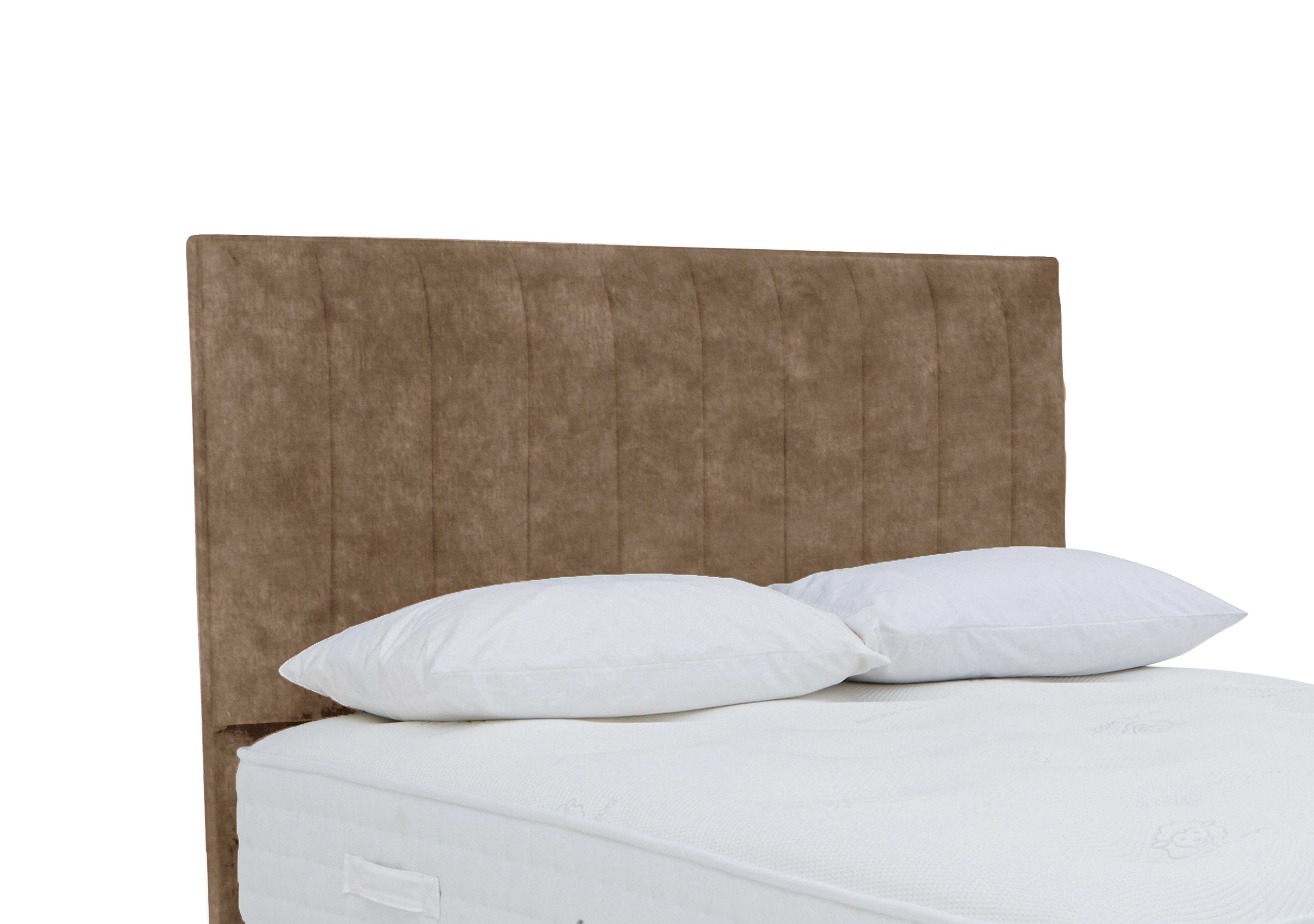 Dickens Floor Standing Headboard in Lace Caramel on Furniture Village