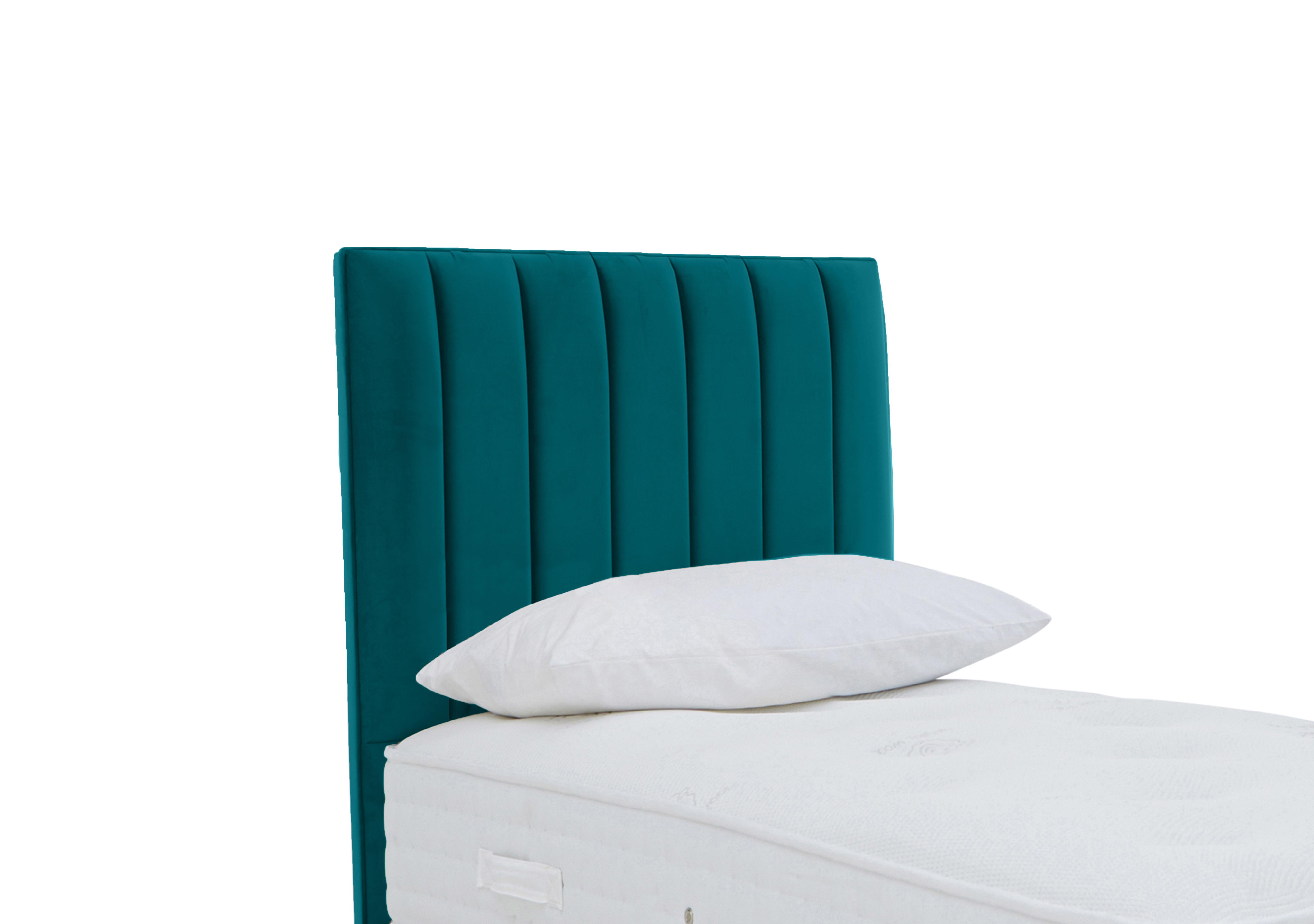 Dickens Floor Standing Headboard in Plush Atlantic on Furniture Village