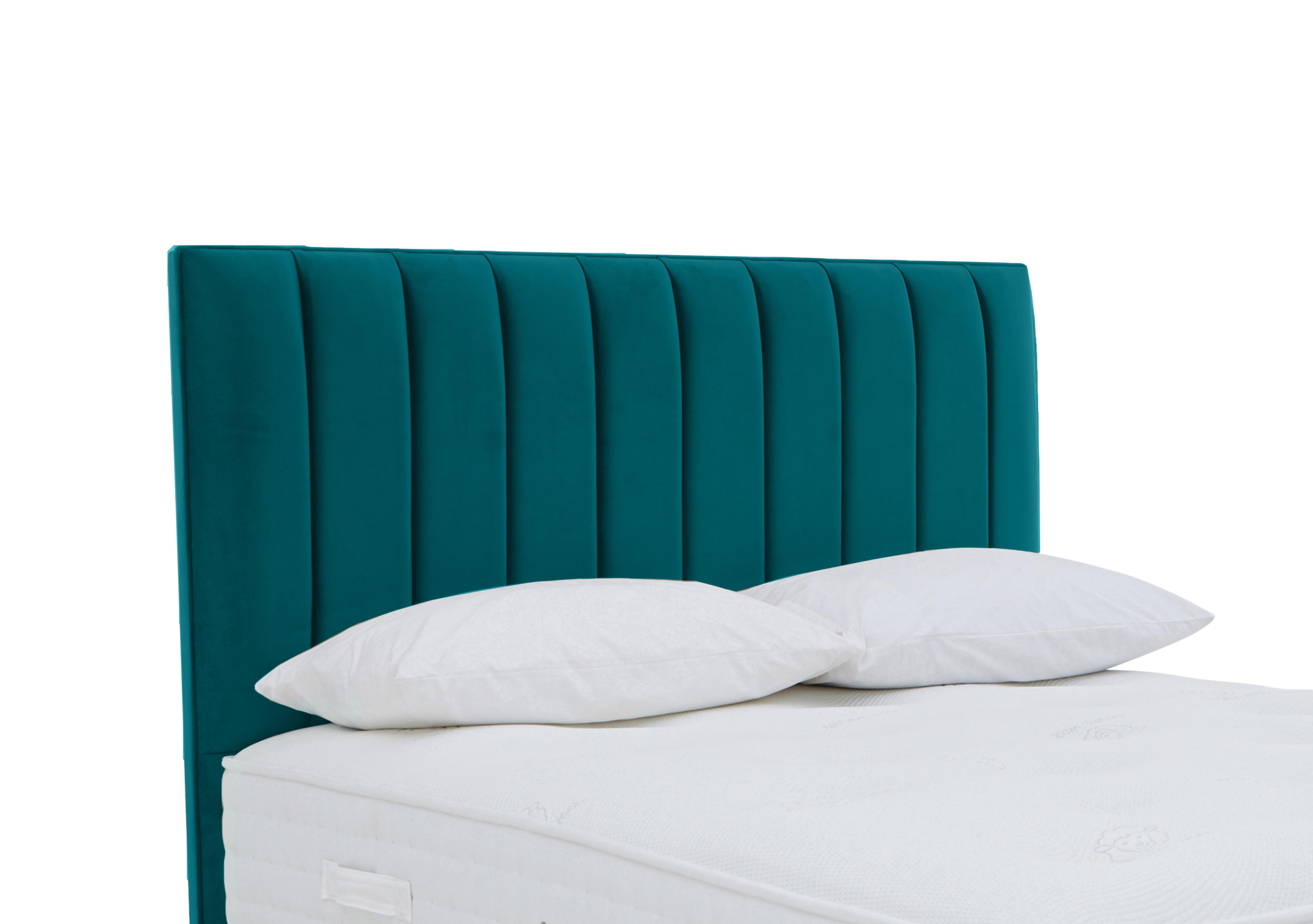 Dickens Floor Standing Headboard in Plush Atlantic on Furniture Village