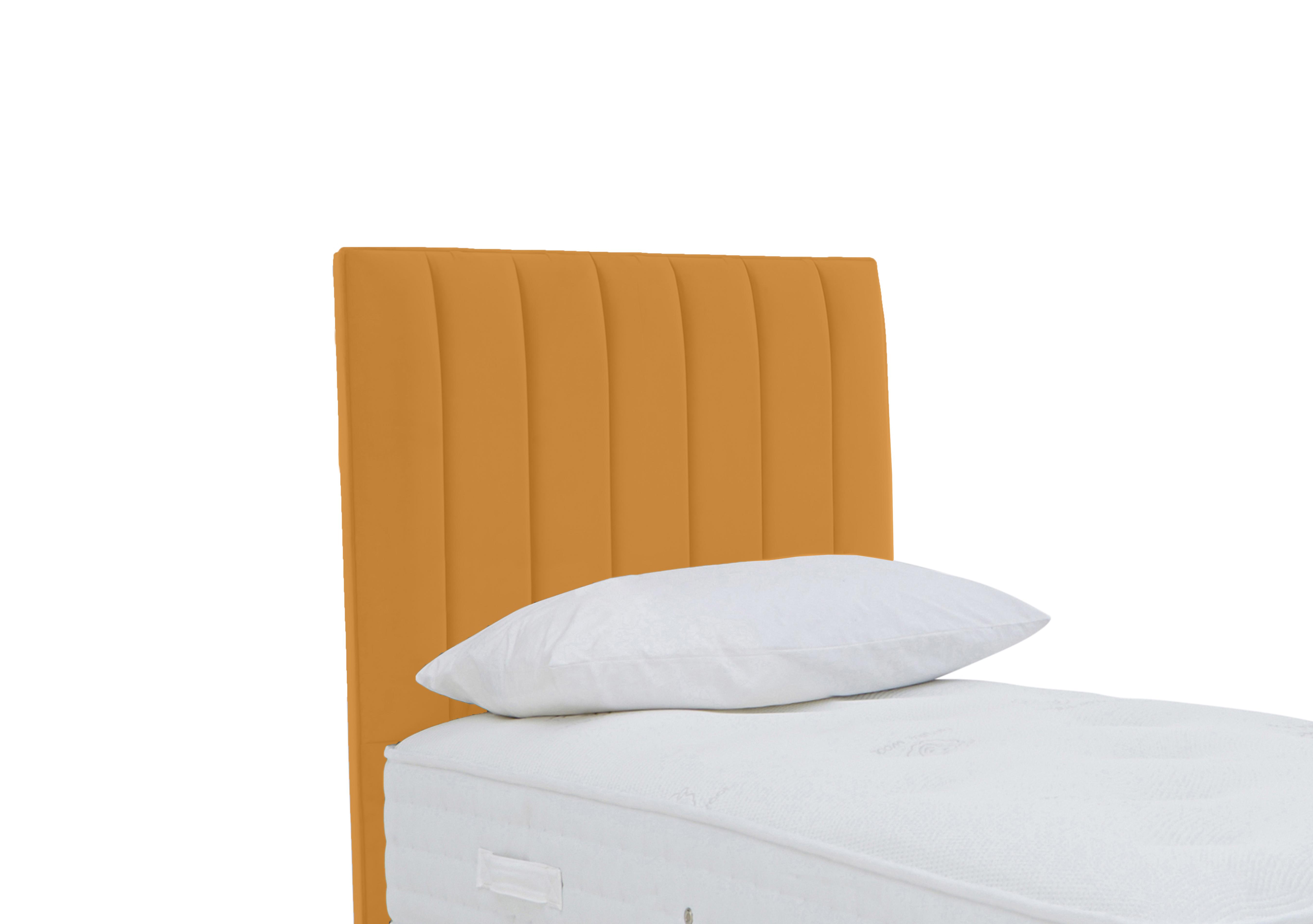 Dickens Floor Standing Headboard in Plush Corn on Furniture Village