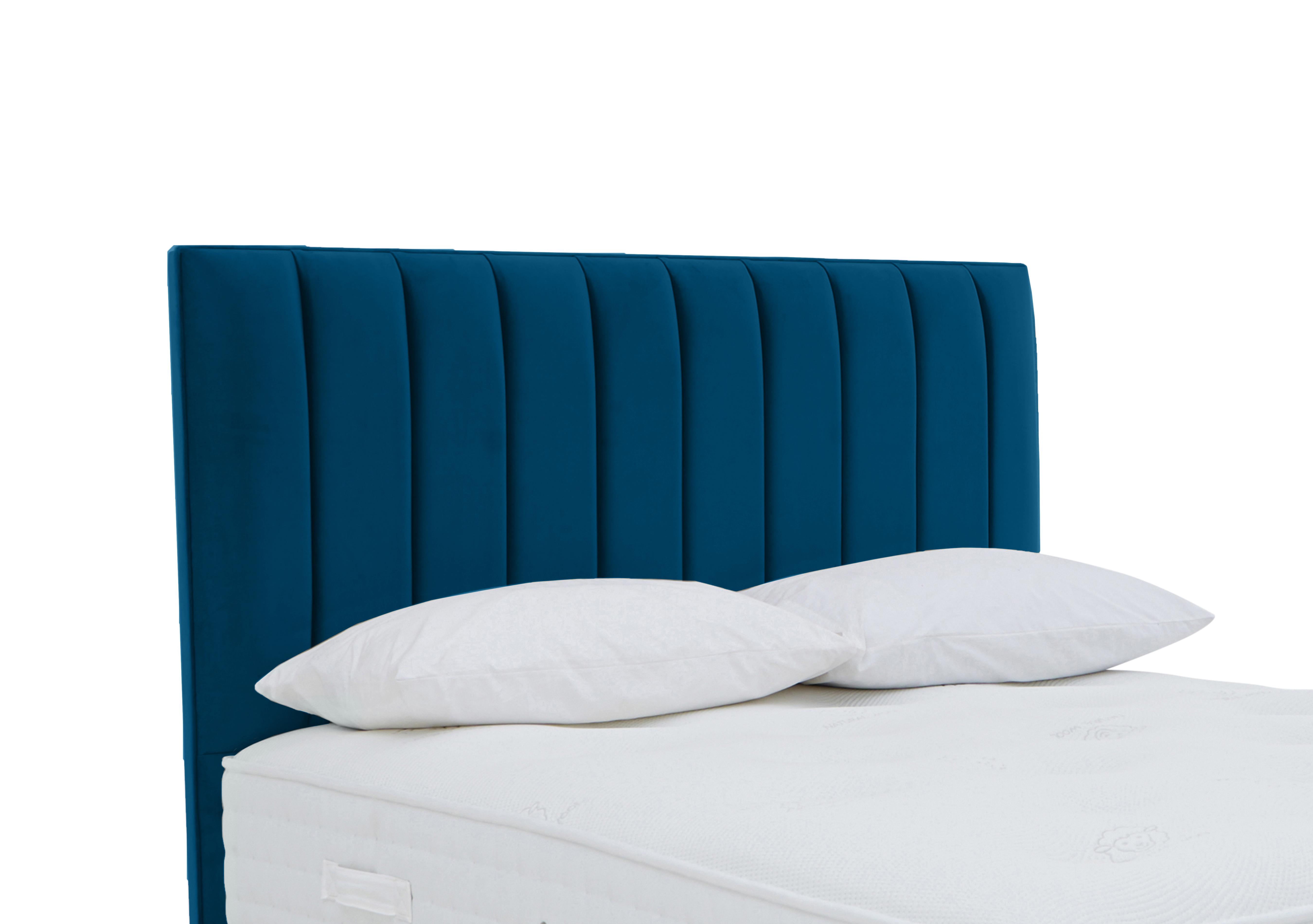 Dickens Floor Standing Headboard in Plush Pacific on Furniture Village