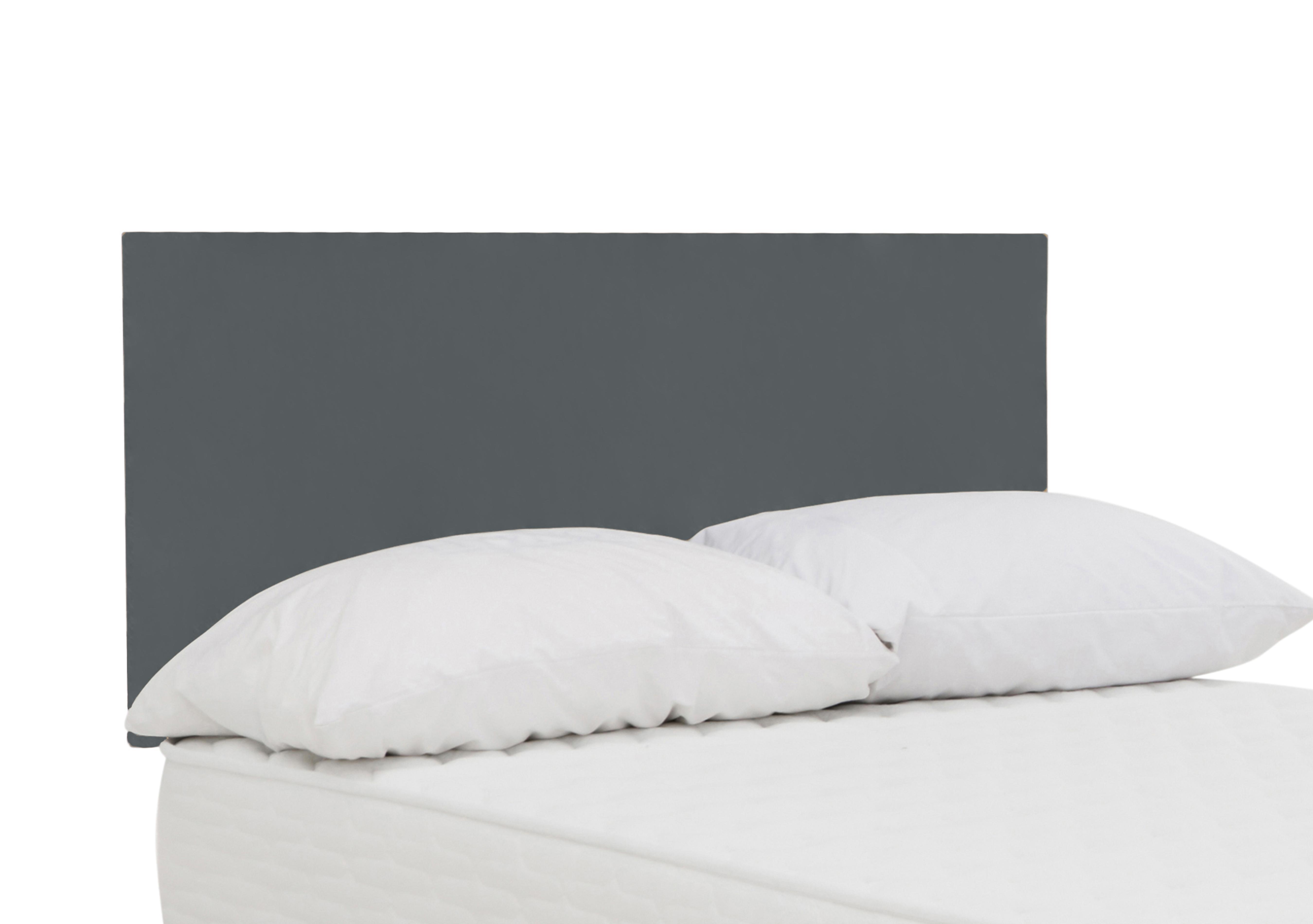 Dahl Strutted Headboard in Plush Arctic Grey on Furniture Village
