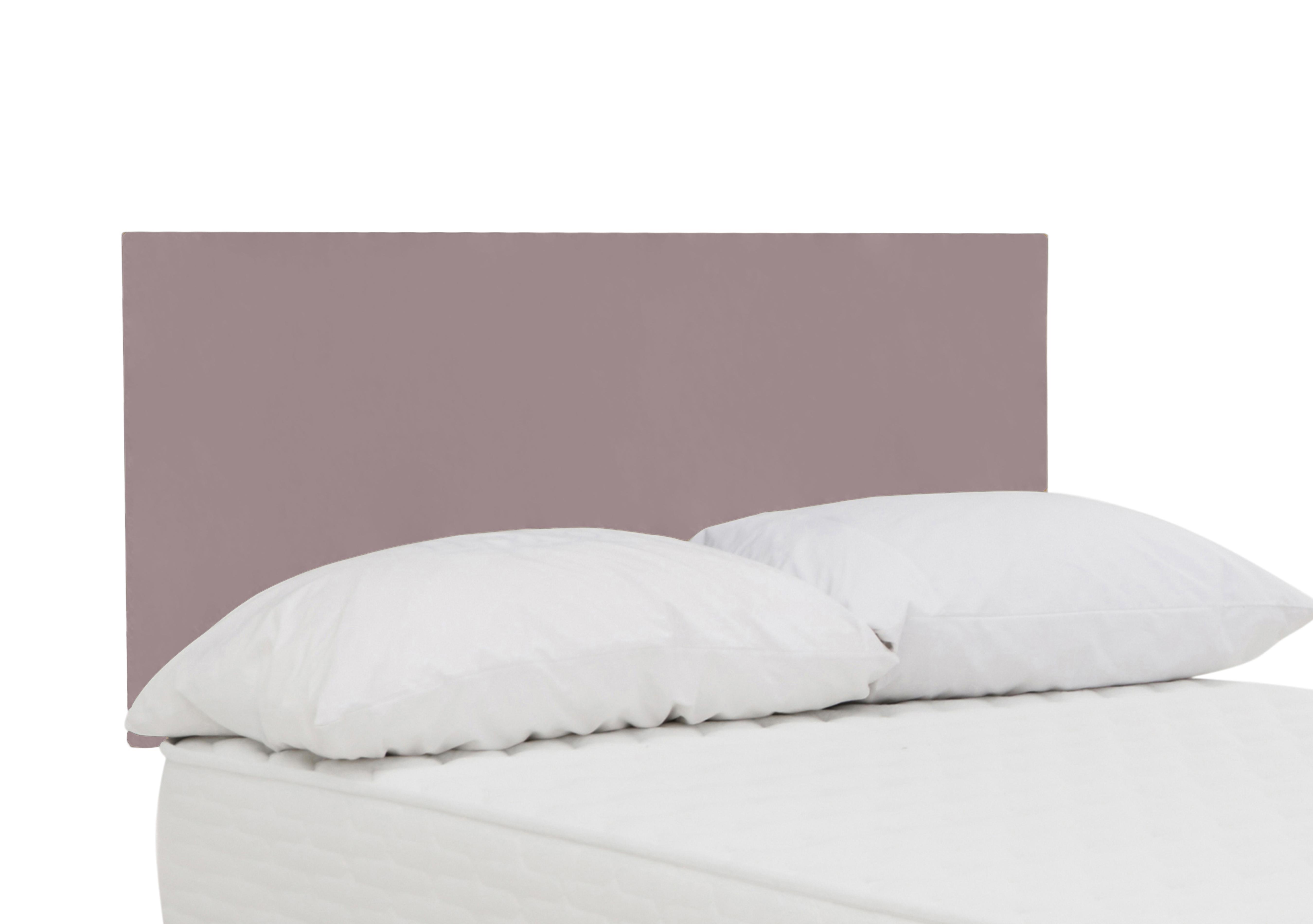 Dahl Strutted Headboard in Plush Lilac on Furniture Village