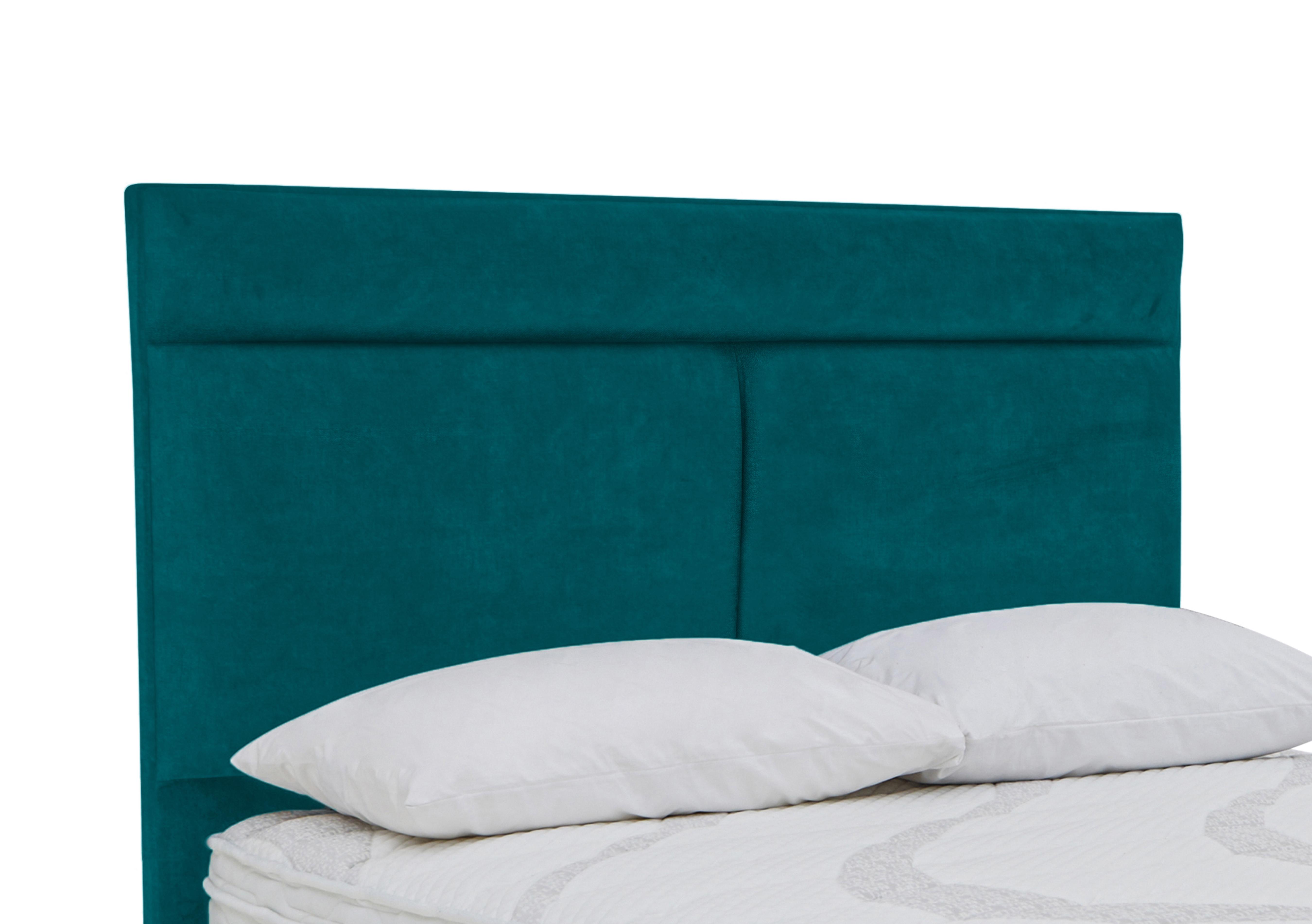 Christie Floor Standing Headboard in Plush Atlantic on Furniture Village