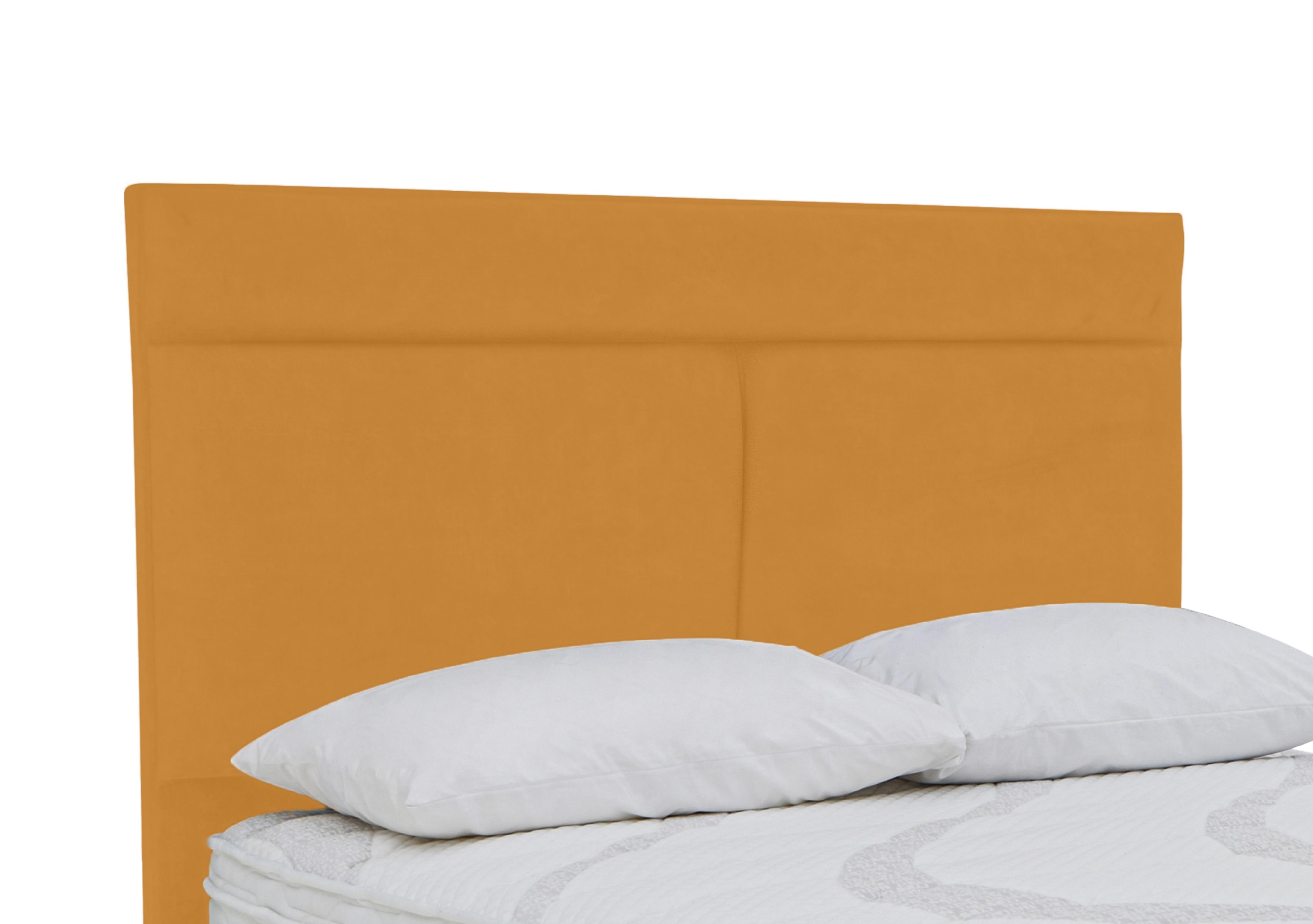 Christie Floor Standing Headboard in Plush Corn on Furniture Village