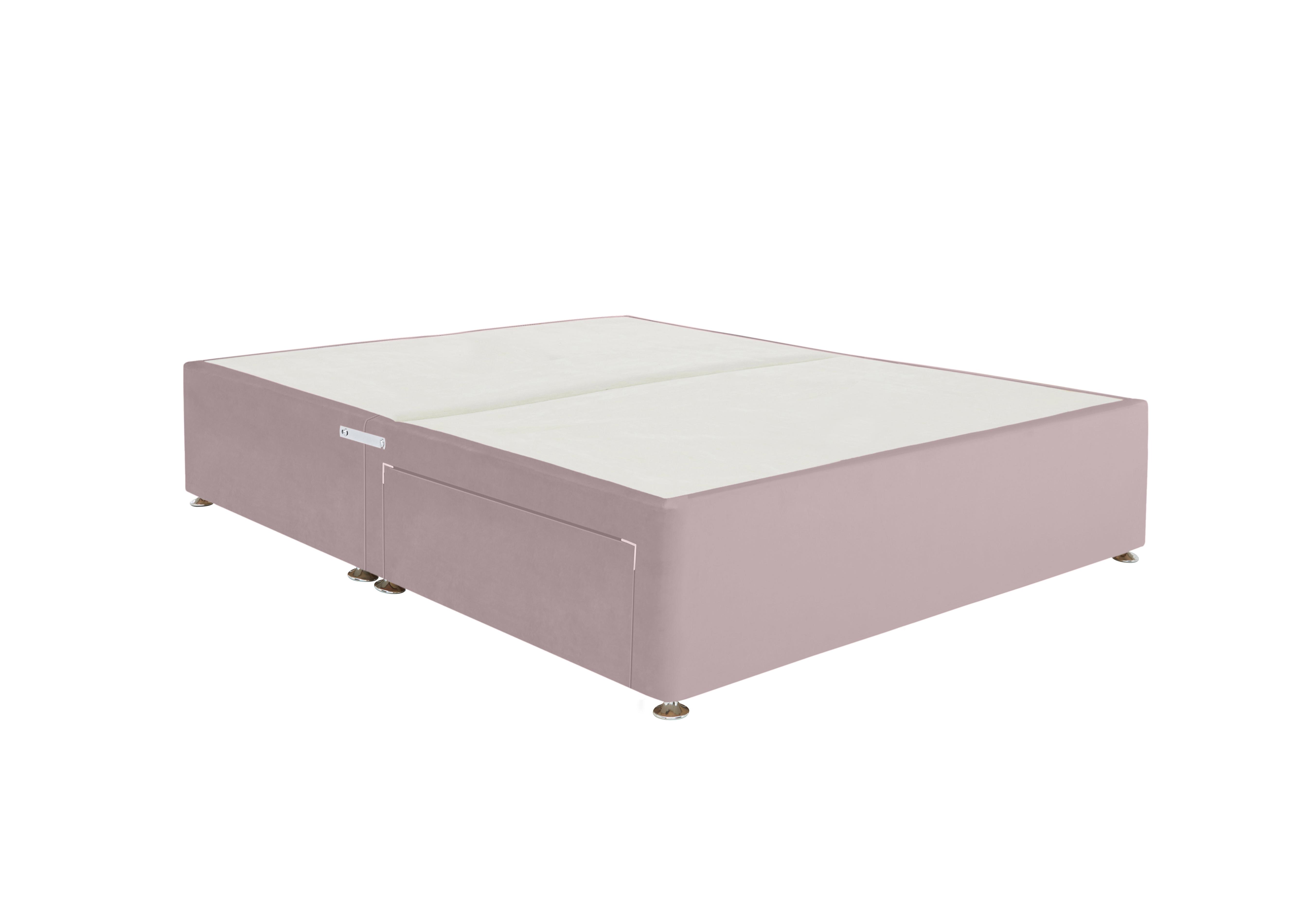 Divan Base with Drawers in Plush Lilac on Furniture Village