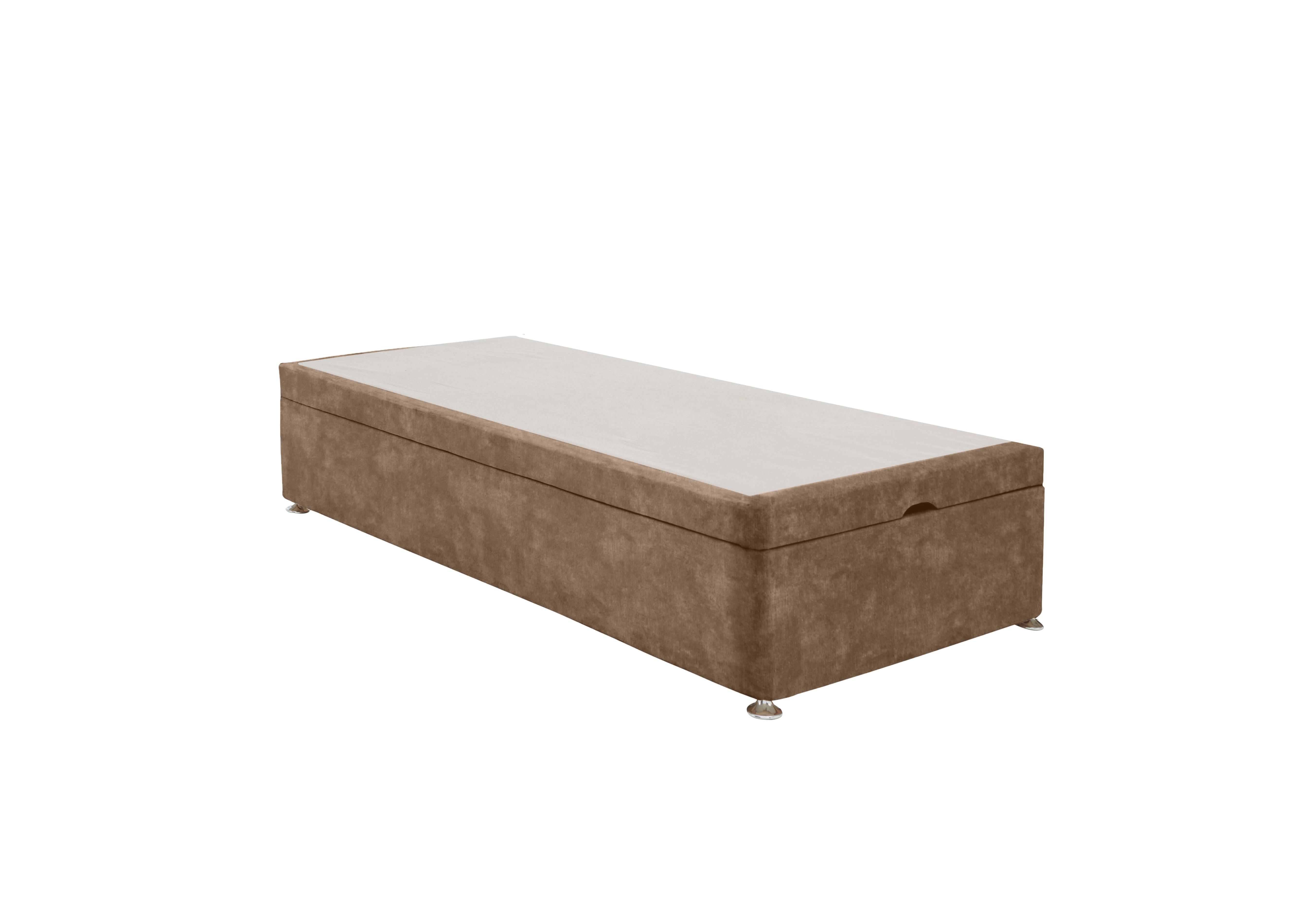 End-lift Ottoman Divan Base in Lace Caramel on Furniture Village