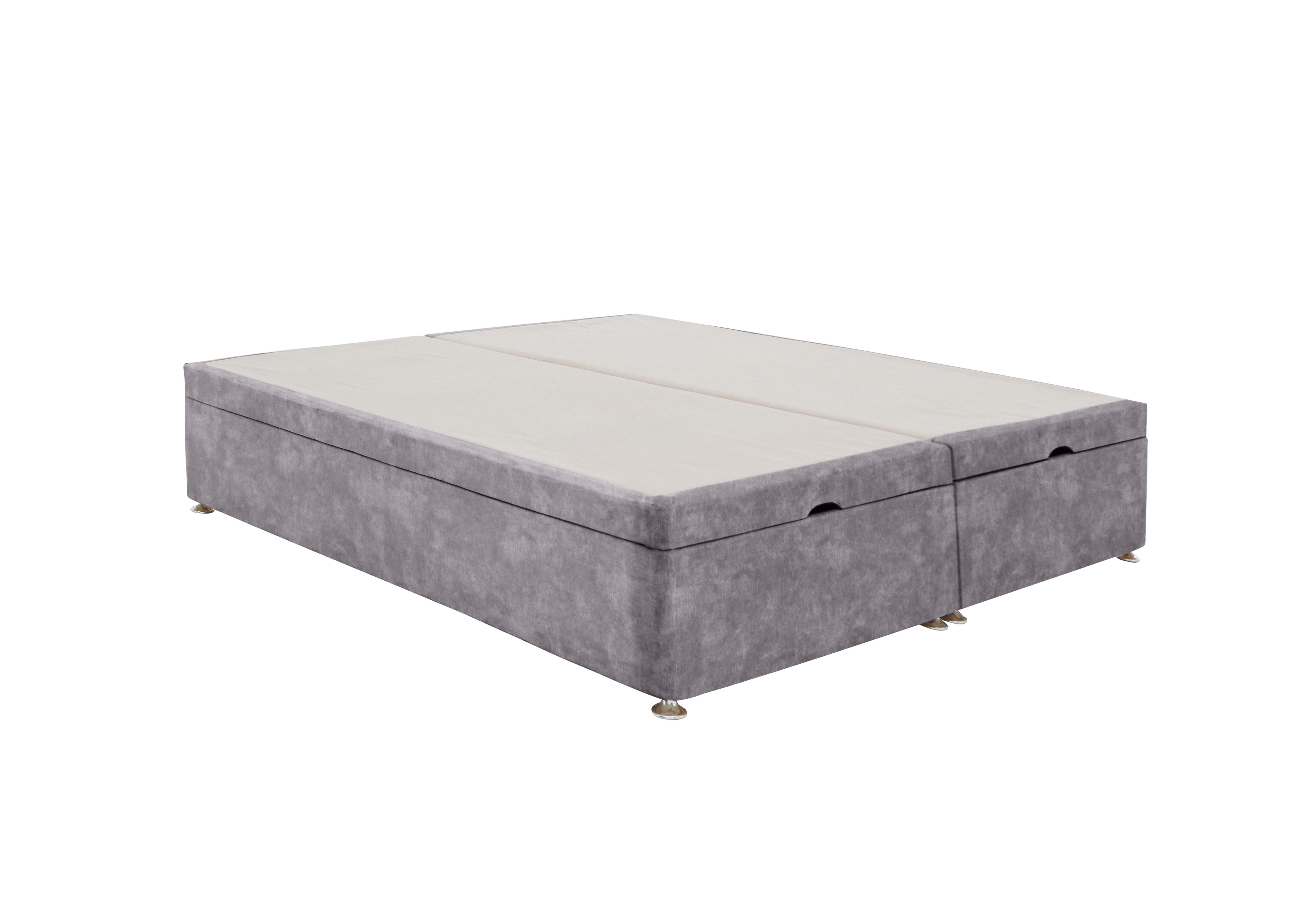 End-lift Ottoman Divan Base in Lace Dolphin on Furniture Village