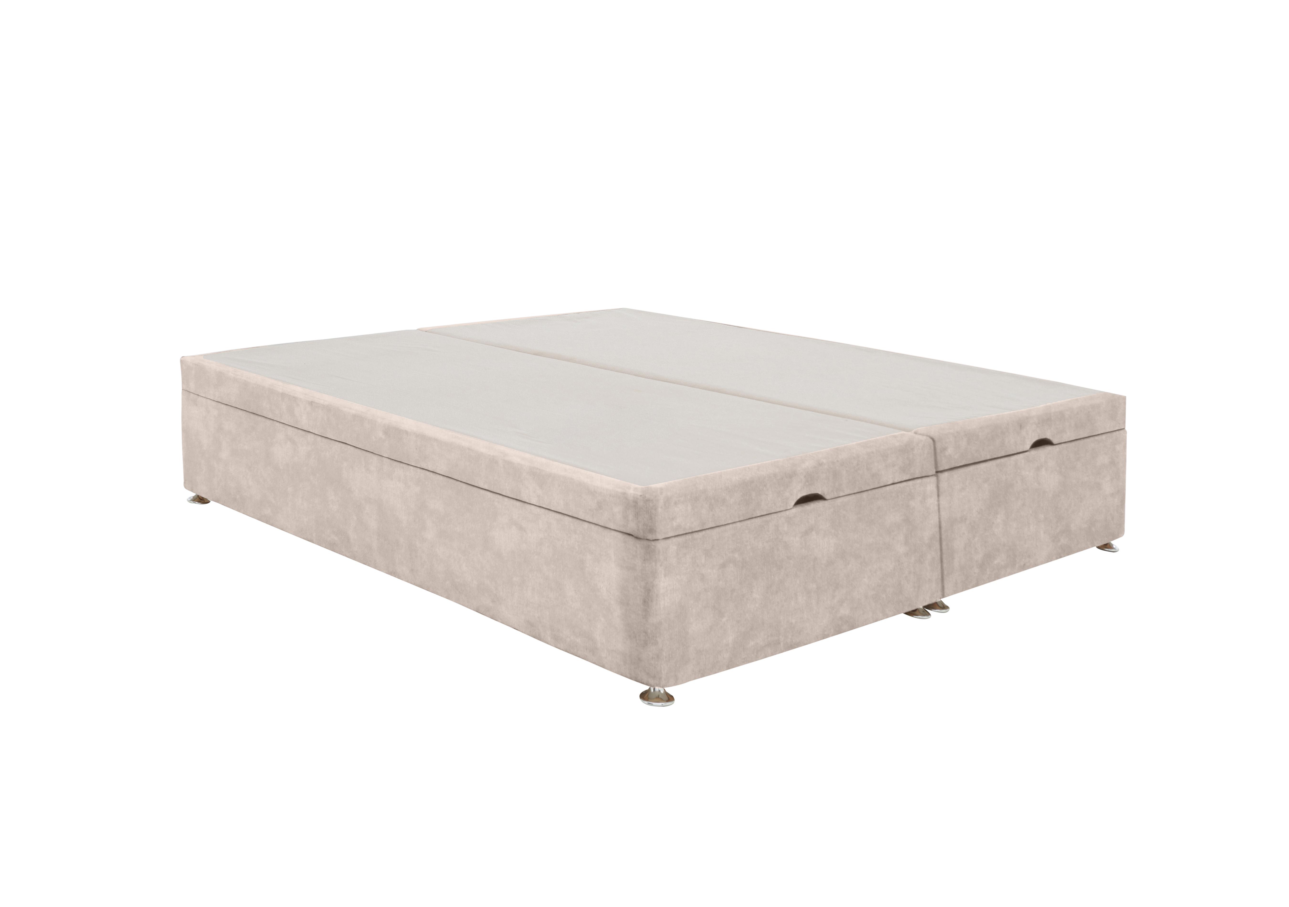 End-lift Ottoman Divan Base in Lace Ivory on Furniture Village