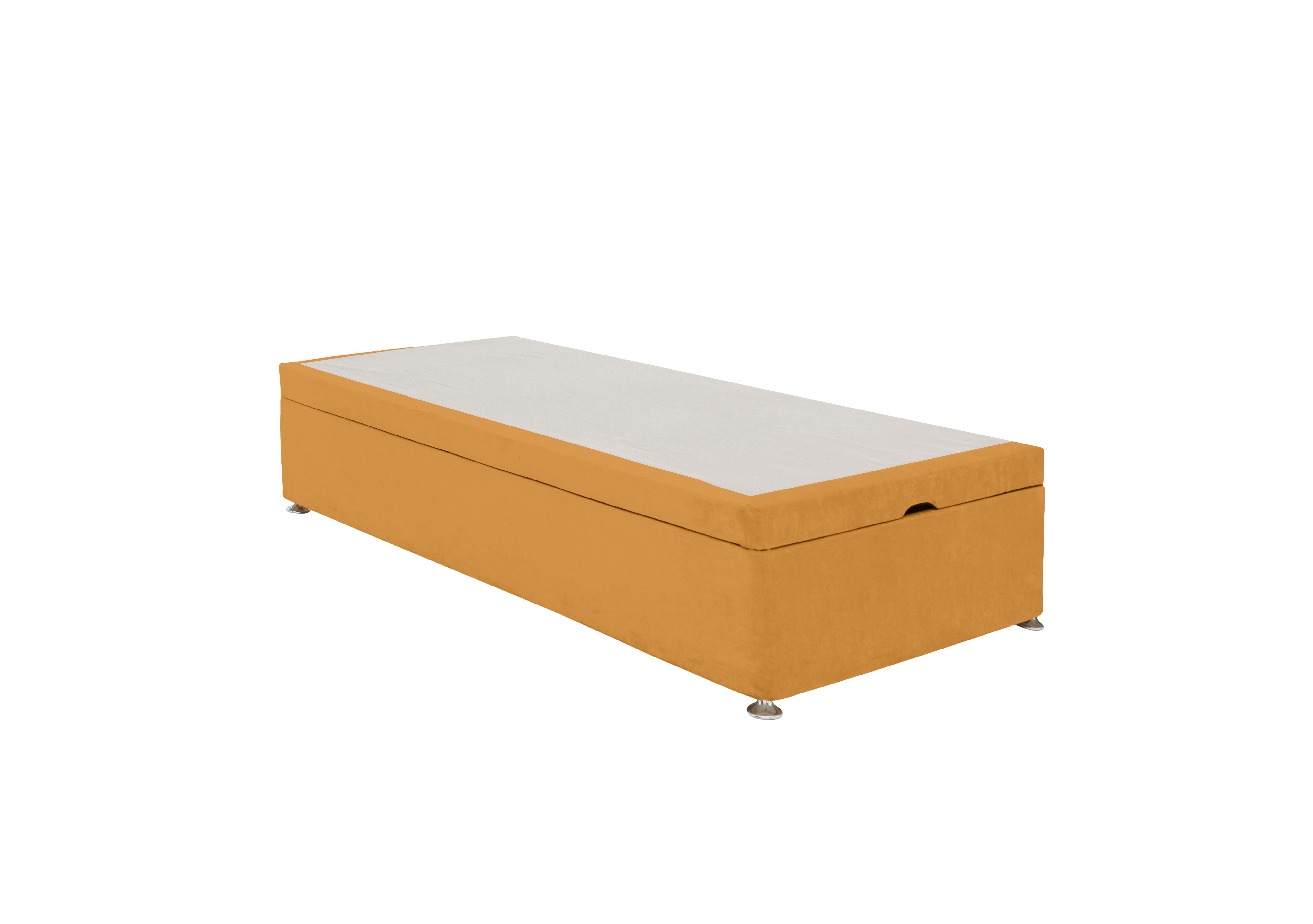 End-lift Ottoman Divan Base in Plush Corn on Furniture Village