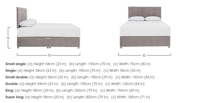 Cool Sleep Divan Set in  on Furniture Village