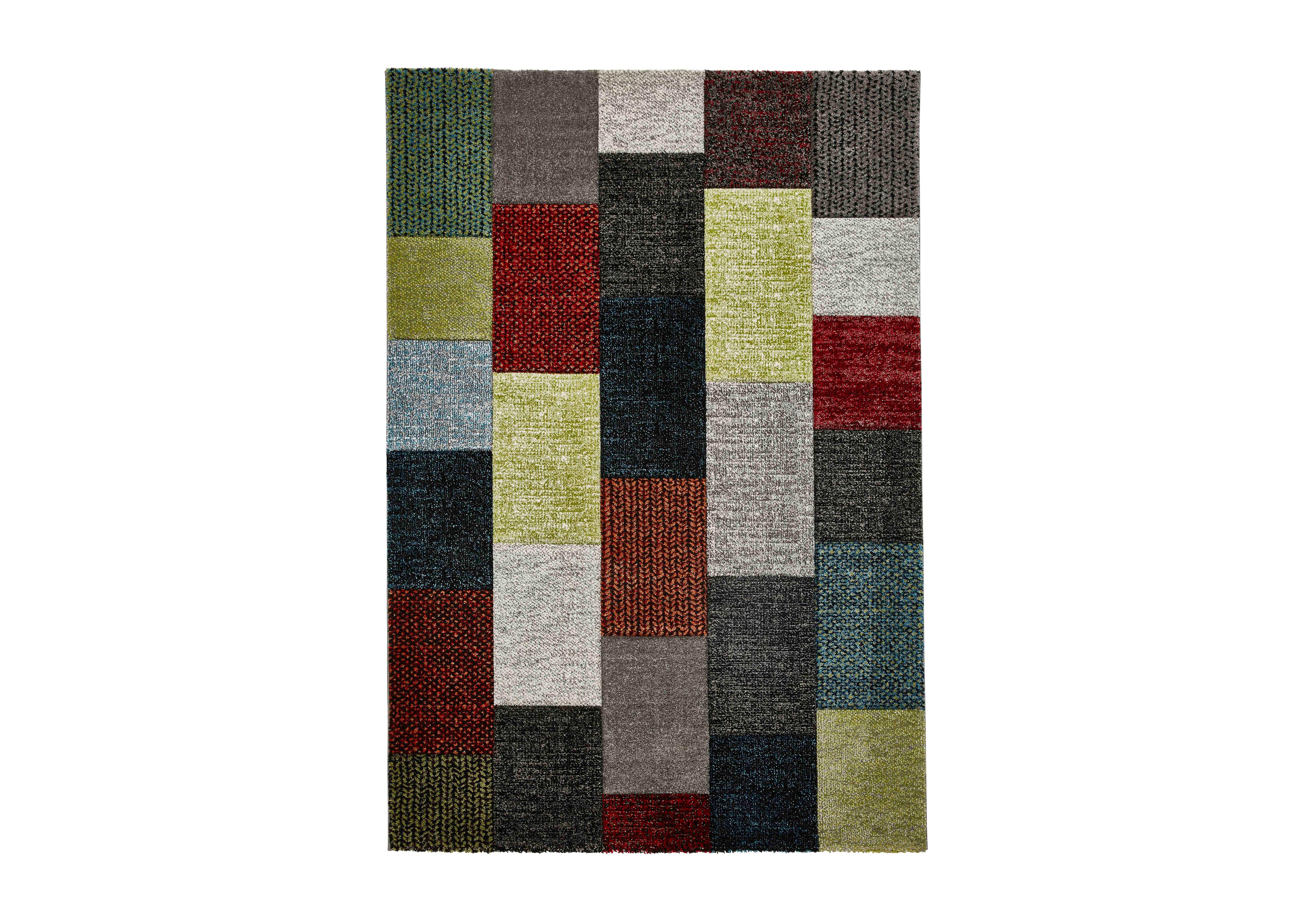 Newark Rug in Grey/Multi on Furniture Village