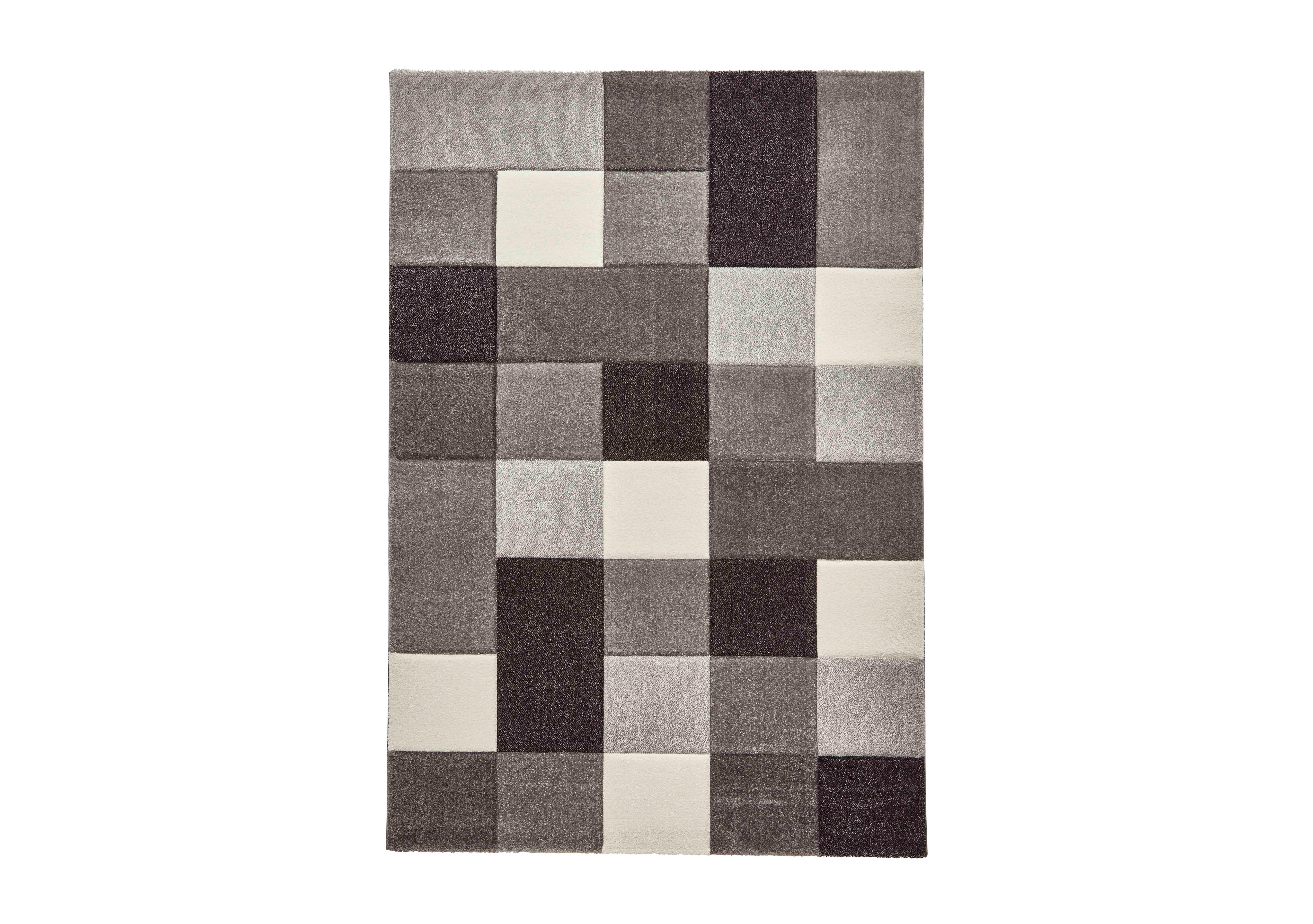 Cubo Rug in Grey on Furniture Village