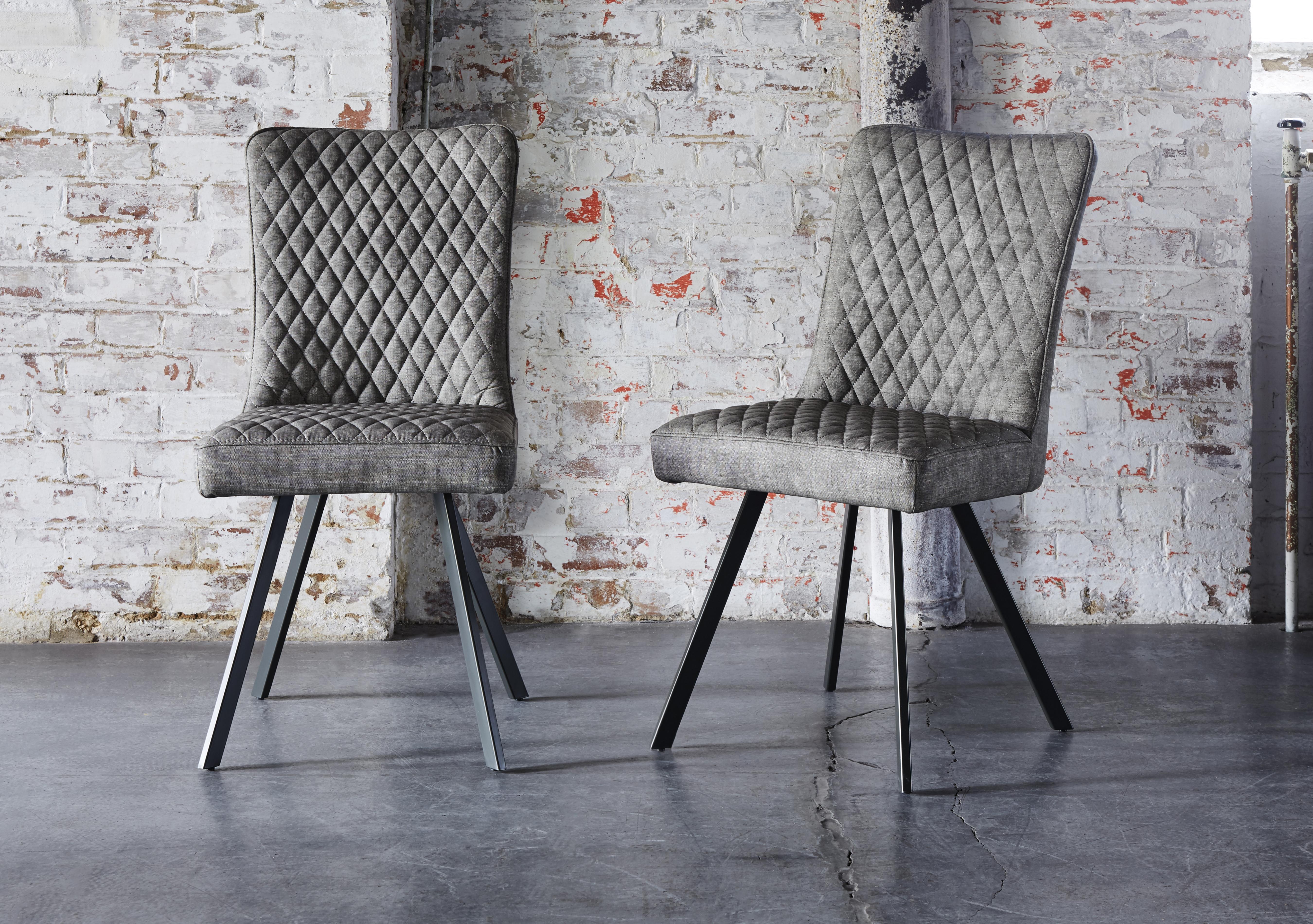 Earth Pair of Dining Chairs in  on Furniture Village