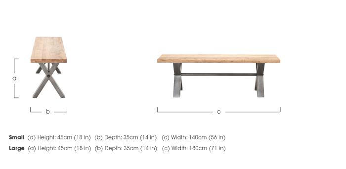 Earth Dining Bench in  on Furniture Village