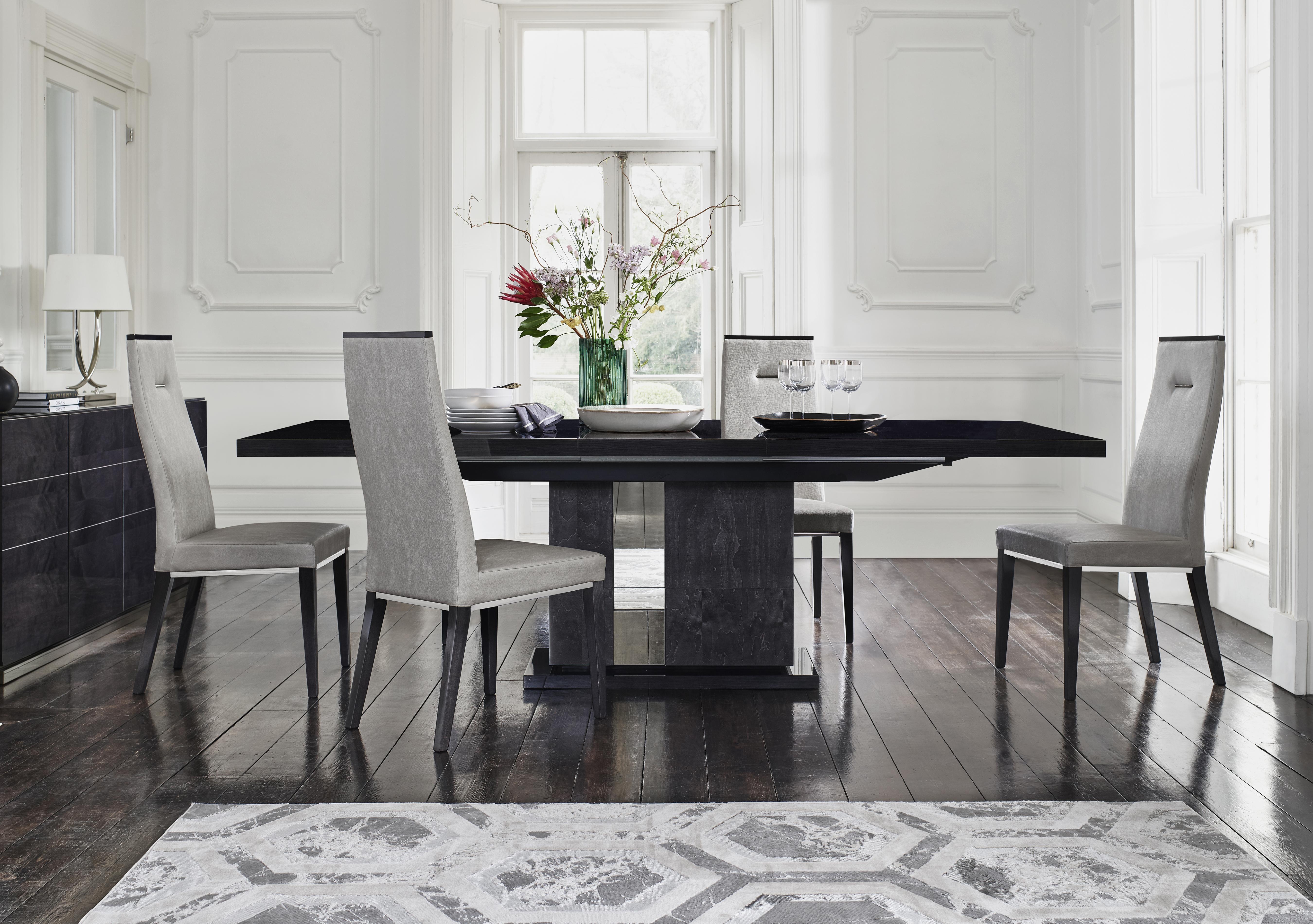 Avellino Extending Dining Table and 4 Dining Chairs in  on Furniture Village