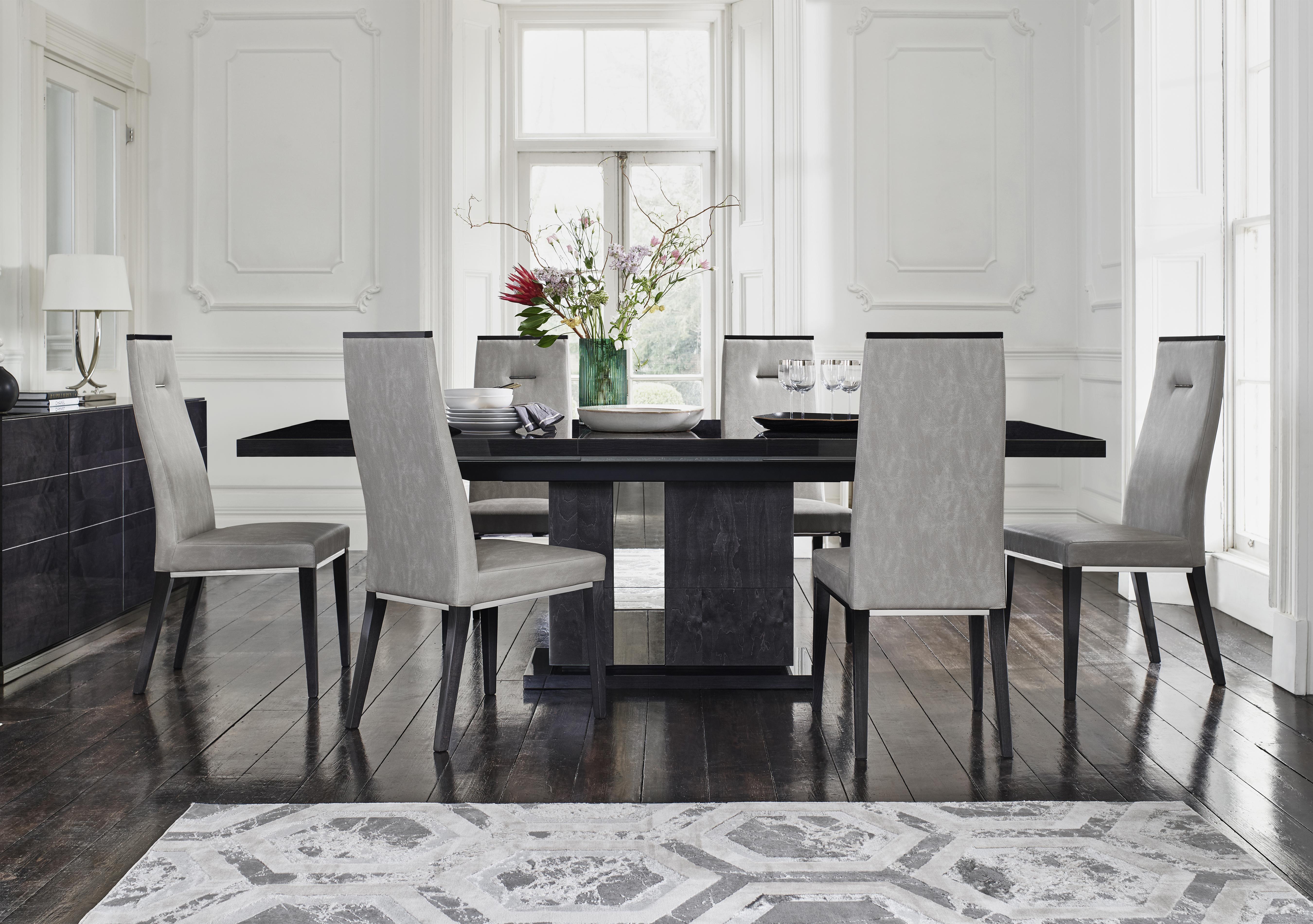 Avellino Extending Dining Table and 6 Dining Chairs in  on Furniture Village