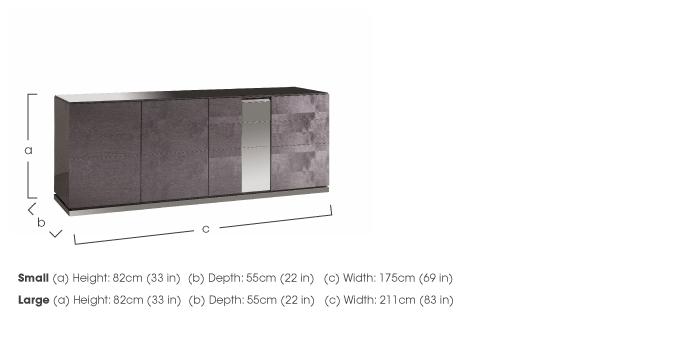 Avellino Sideboard in  on Furniture Village