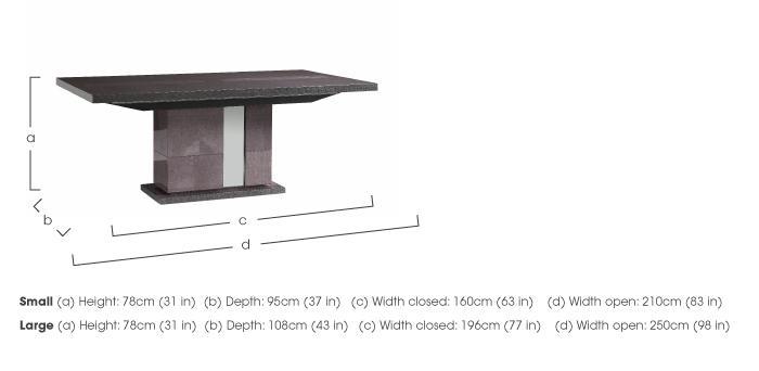 Avellino Extending Dining Table in  on Furniture Village