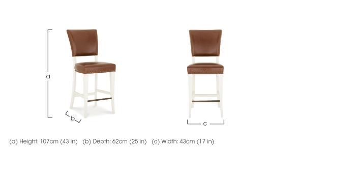 Pattern Bar Stool in  on Furniture Village