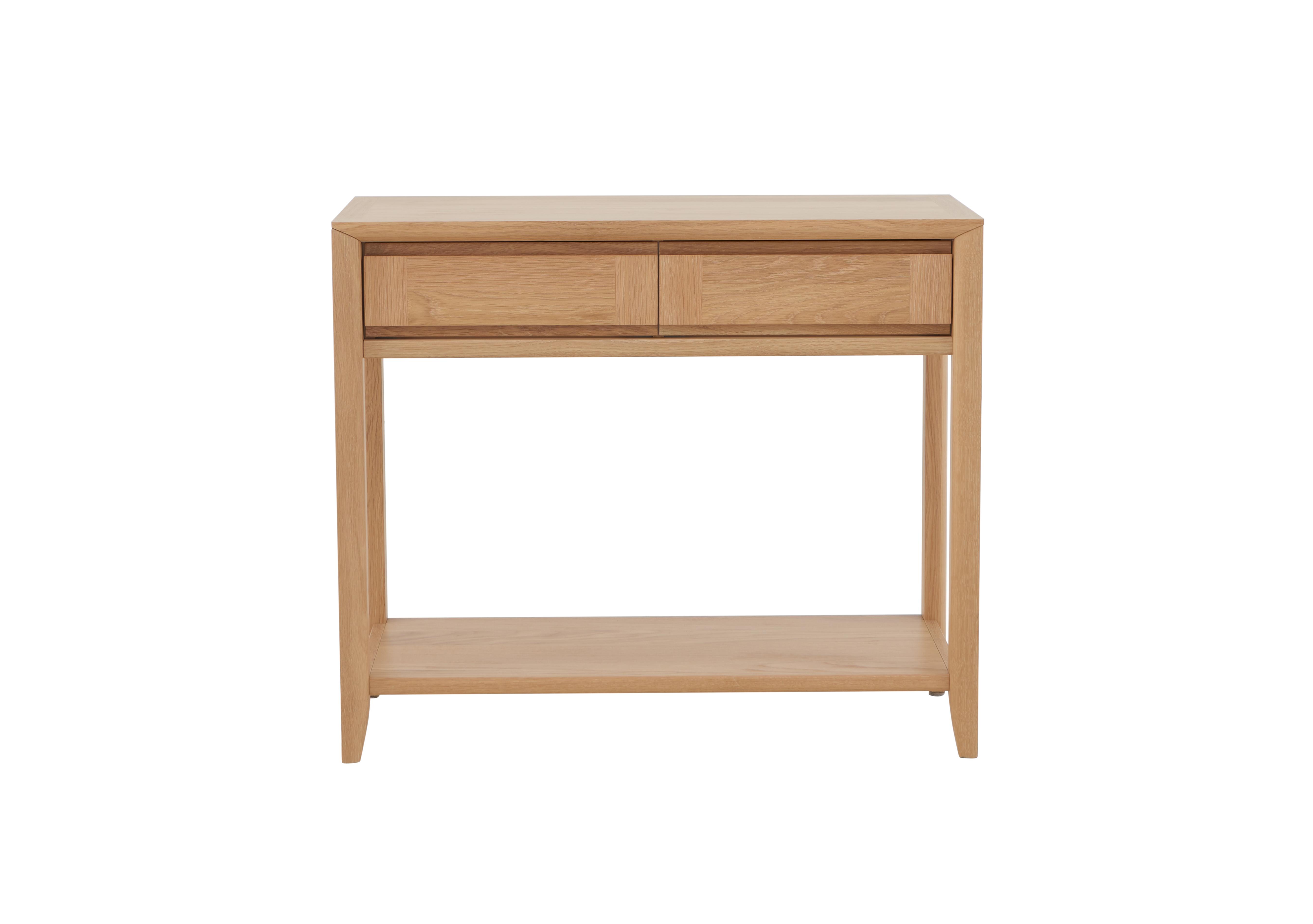 Duplex Console Table in Oak on Furniture Village