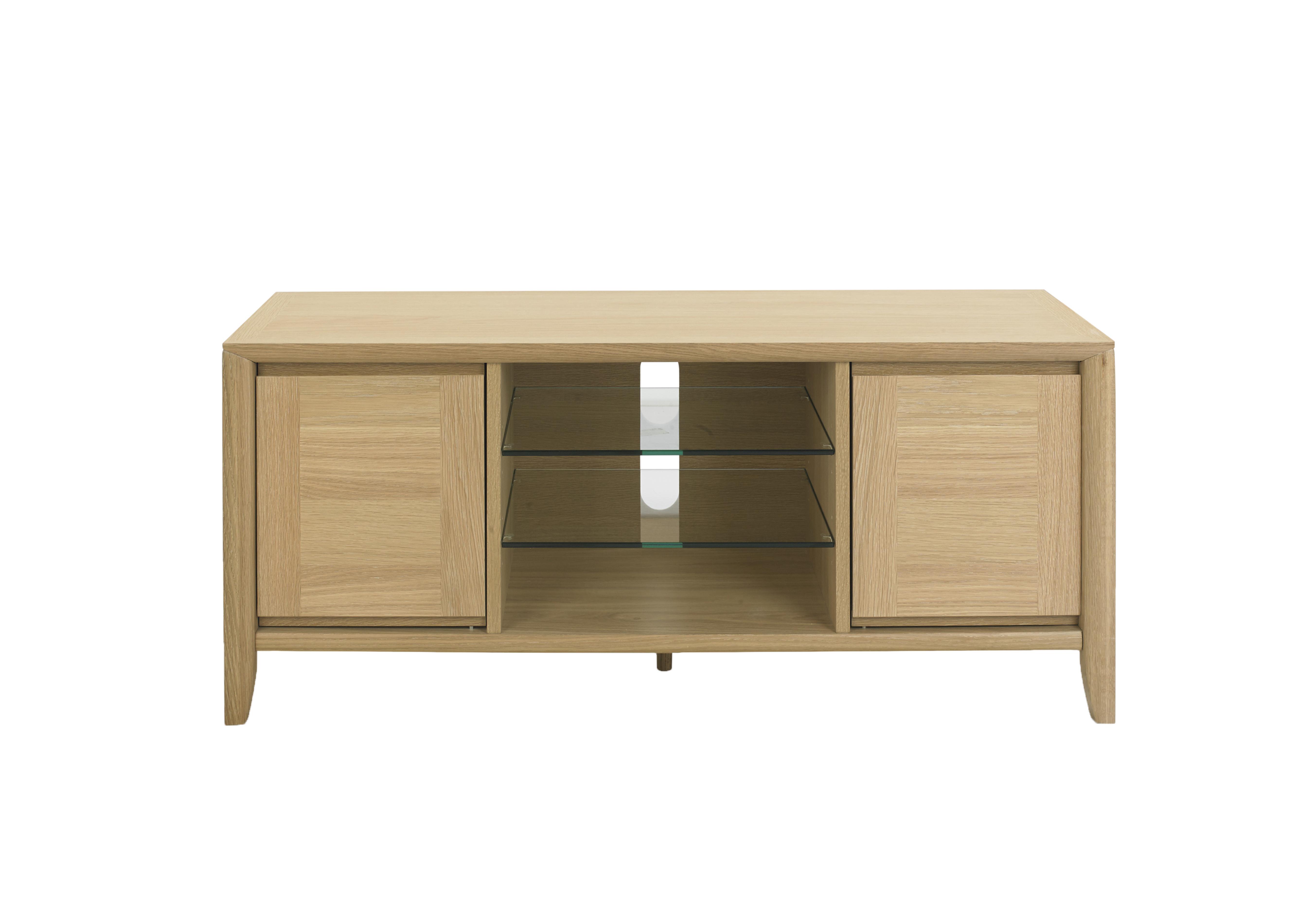 Duplex Entertainment Unit in Oak on Furniture Village