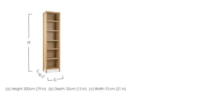 Duplex Narrow Bookcase in  on Furniture Village