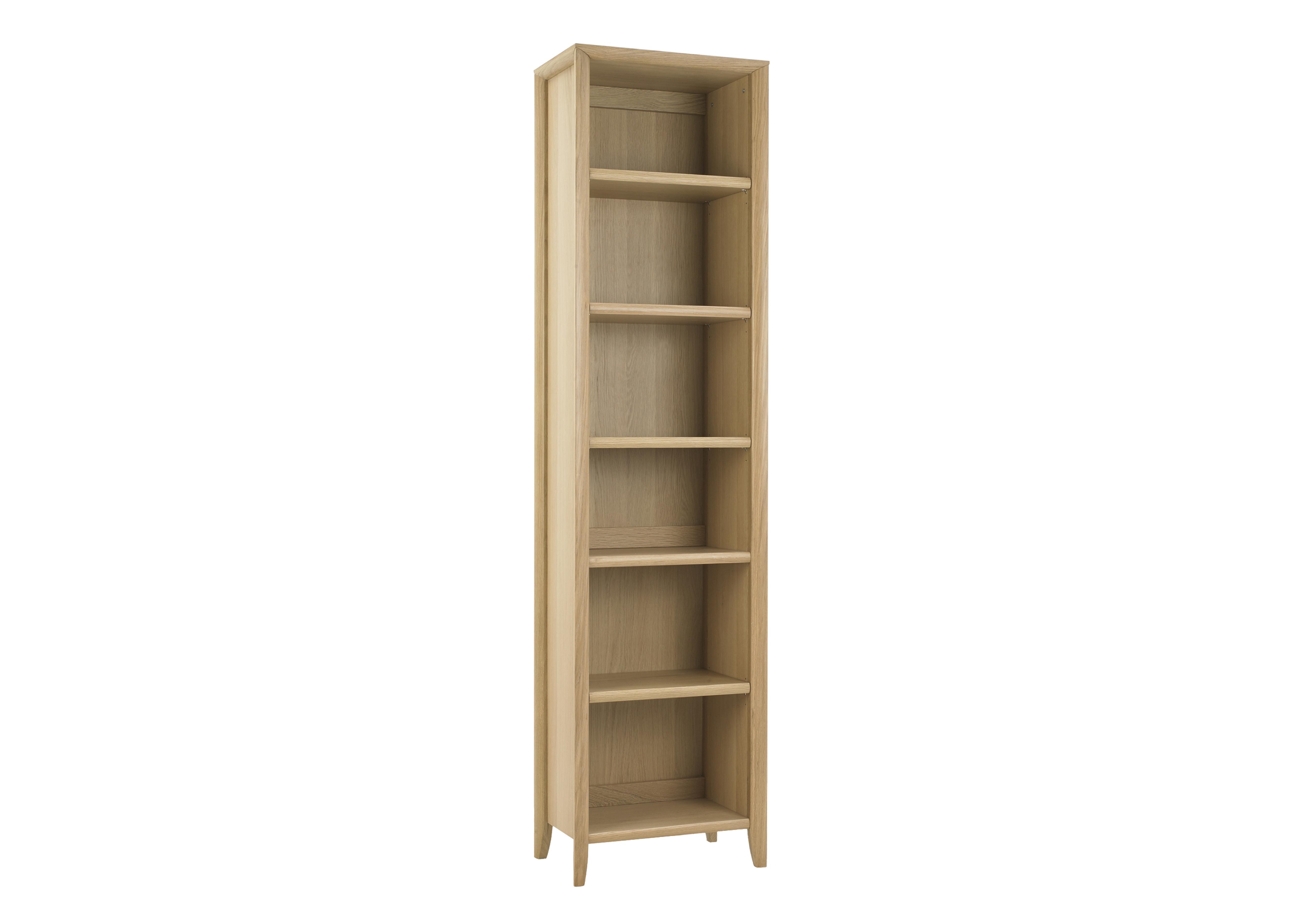 Duplex Narrow Bookcase in Oak on Furniture Village