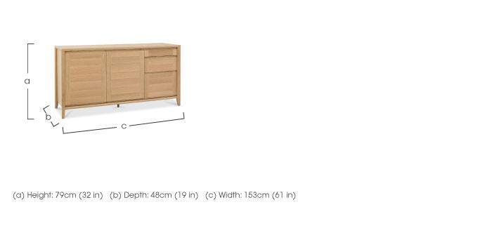 Duplex Wide Sideboard in  on Furniture Village