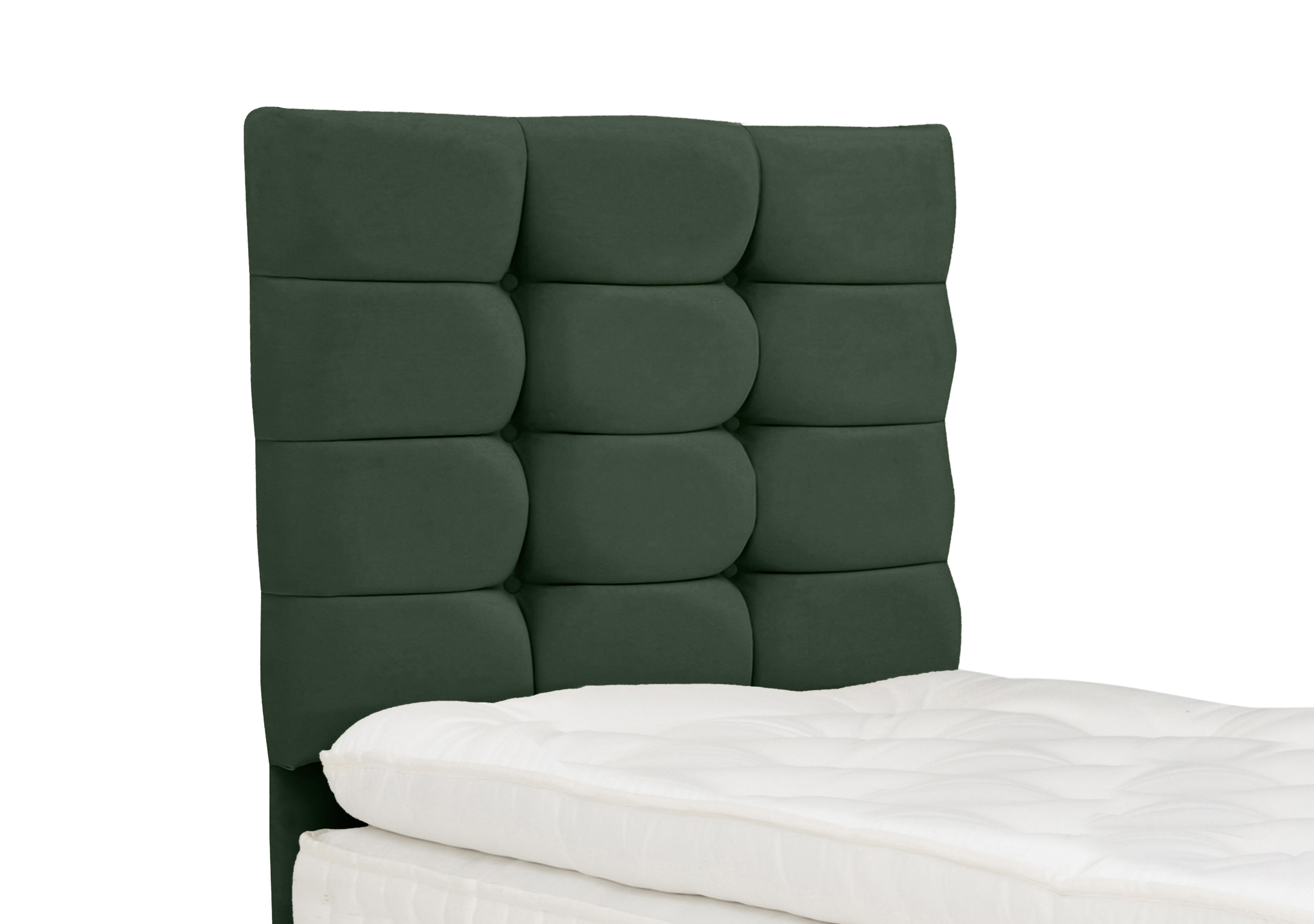 Clover Floor Standing Headboard in Lovely Conifer on Furniture Village