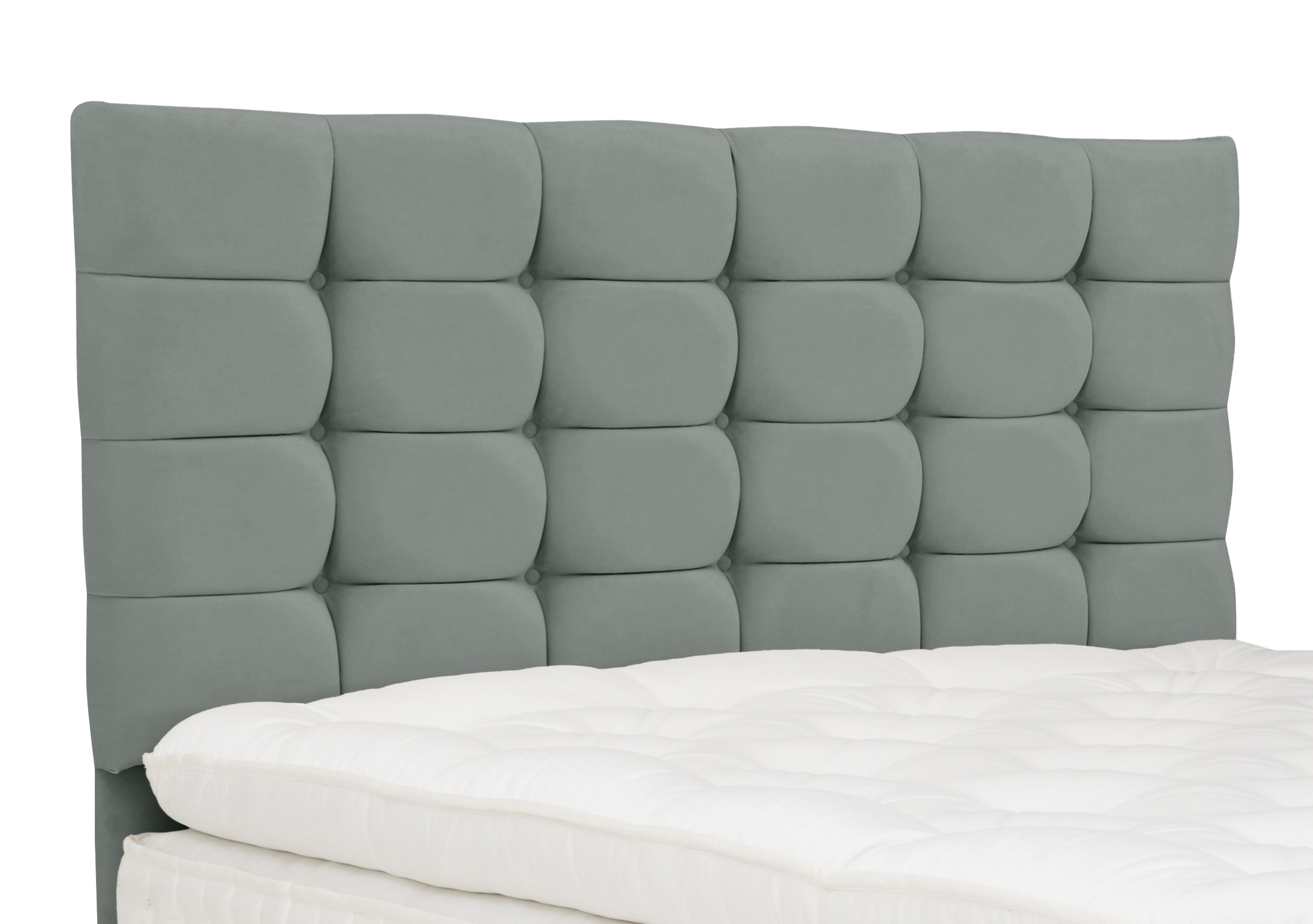 Clover Floor Standing Headboard in Lovely Slate on Furniture Village