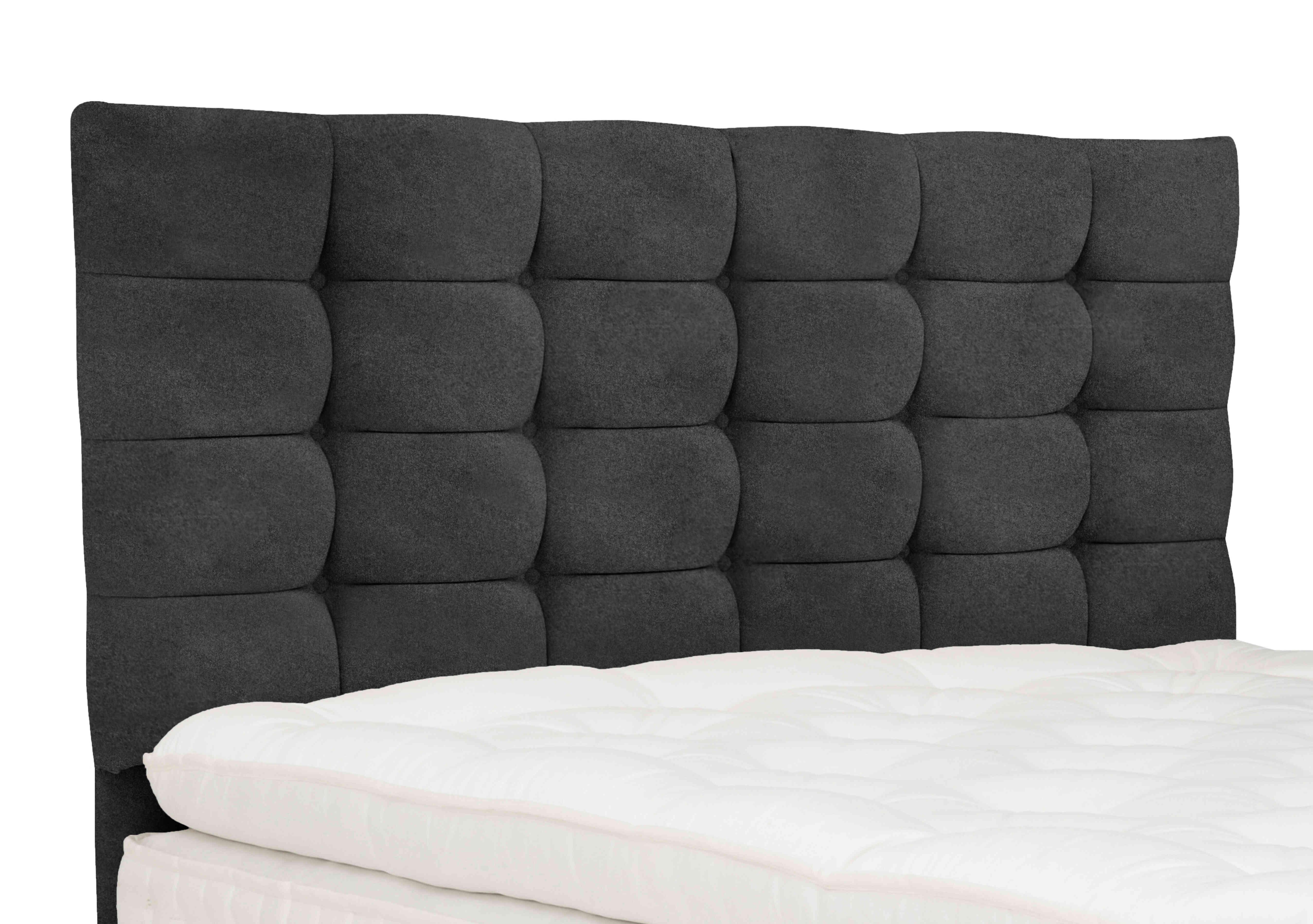 Clover Floor Standing Headboard in Mole Charcoal on Furniture Village
