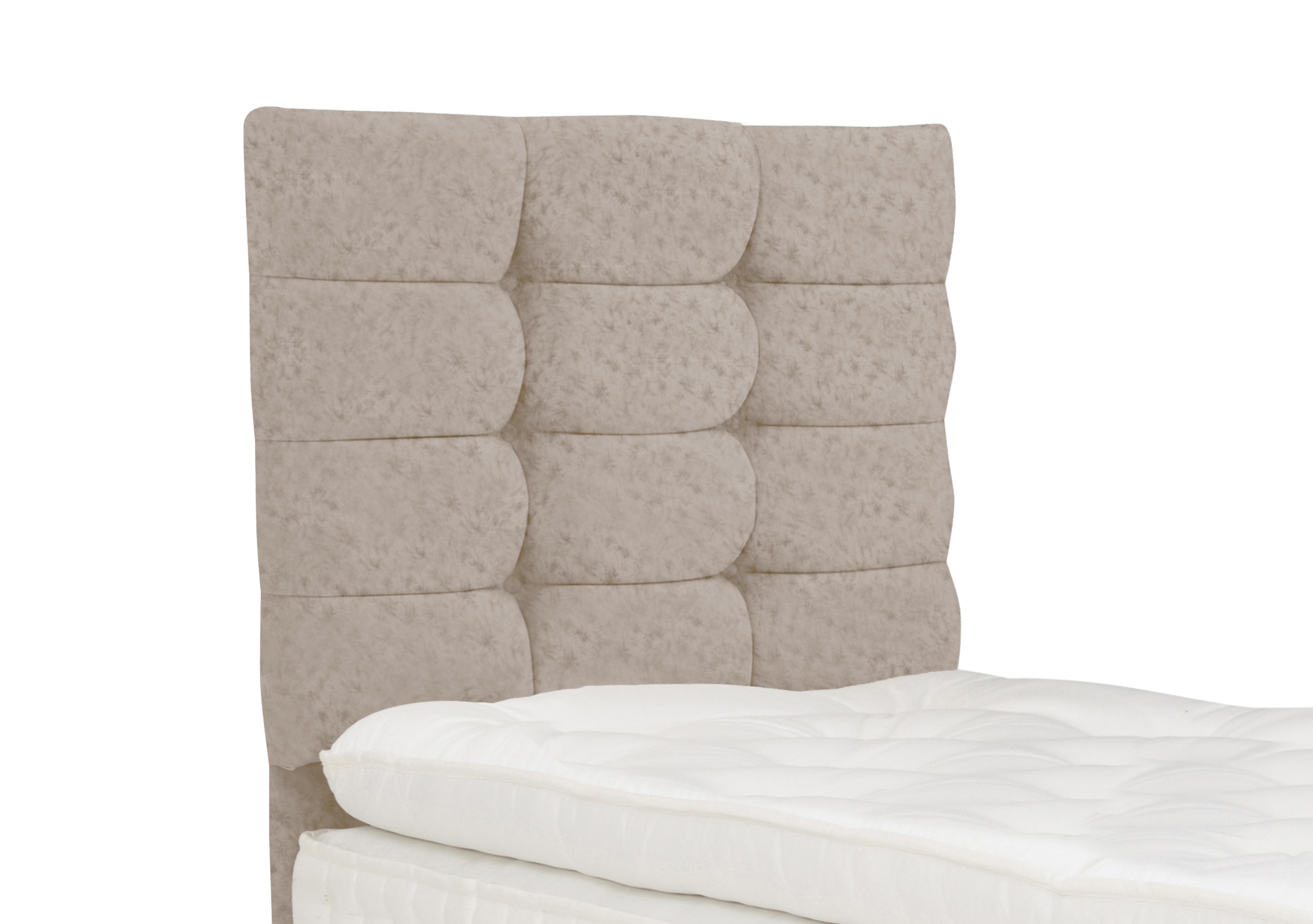 Clover Floor Standing Headboard in Opal Vellum on Furniture Village