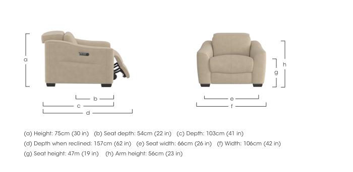 Xavier Fabric Armchair in  on Furniture Village