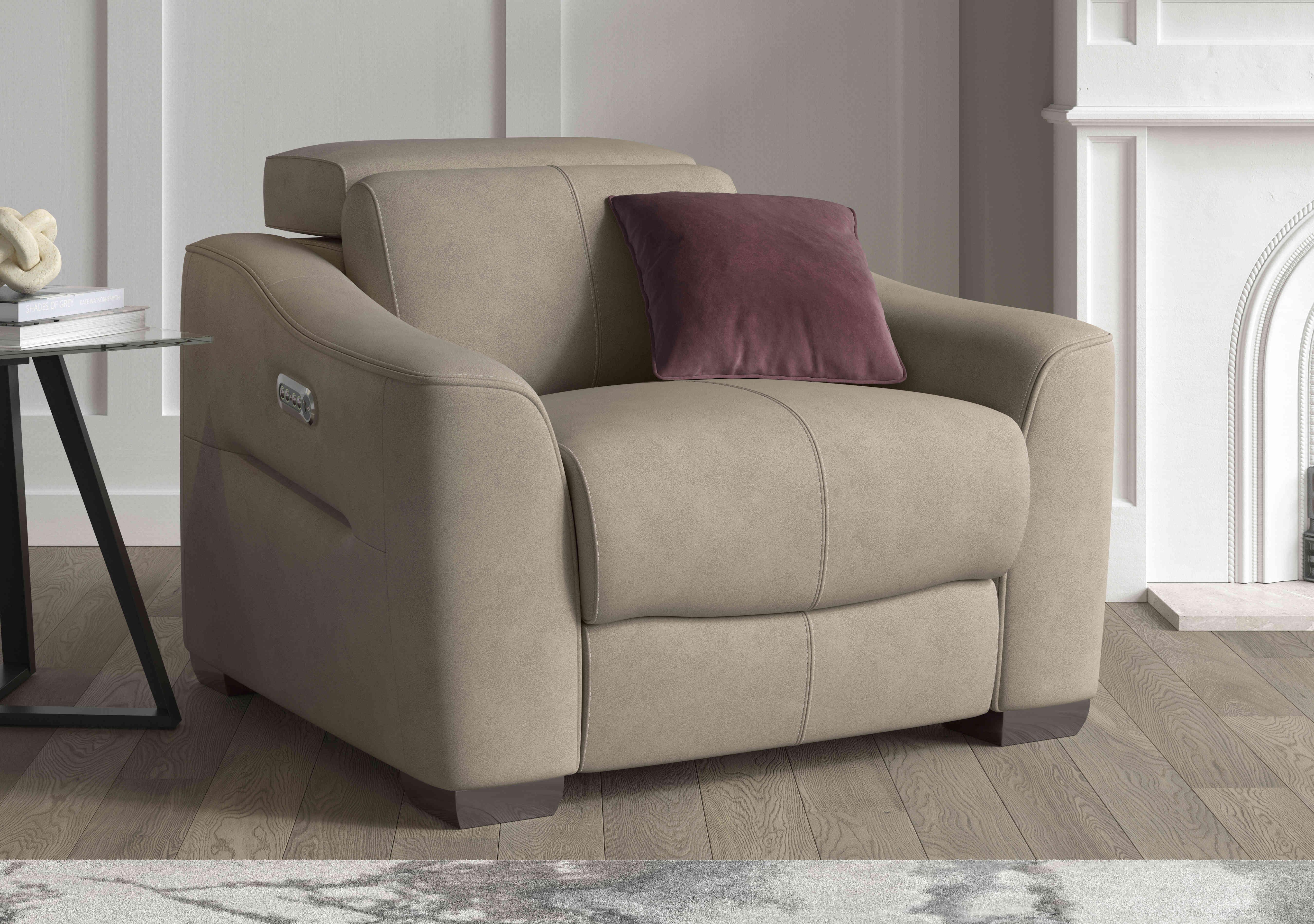 Xavier Fabric Armchair in  on Furniture Village