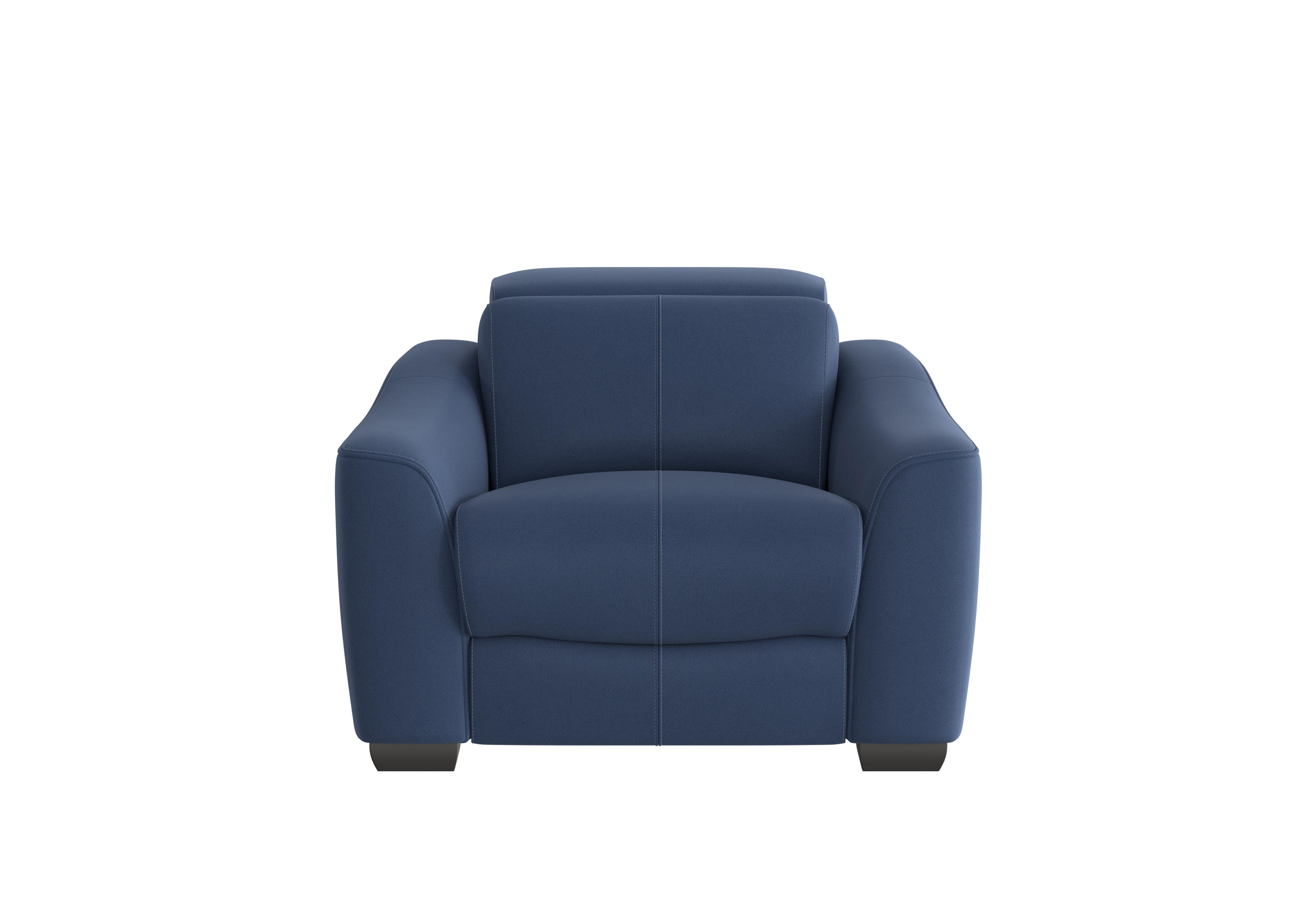 Xavier Fabric Armchair in Bfa-Blj-R10 Blue on Furniture Village