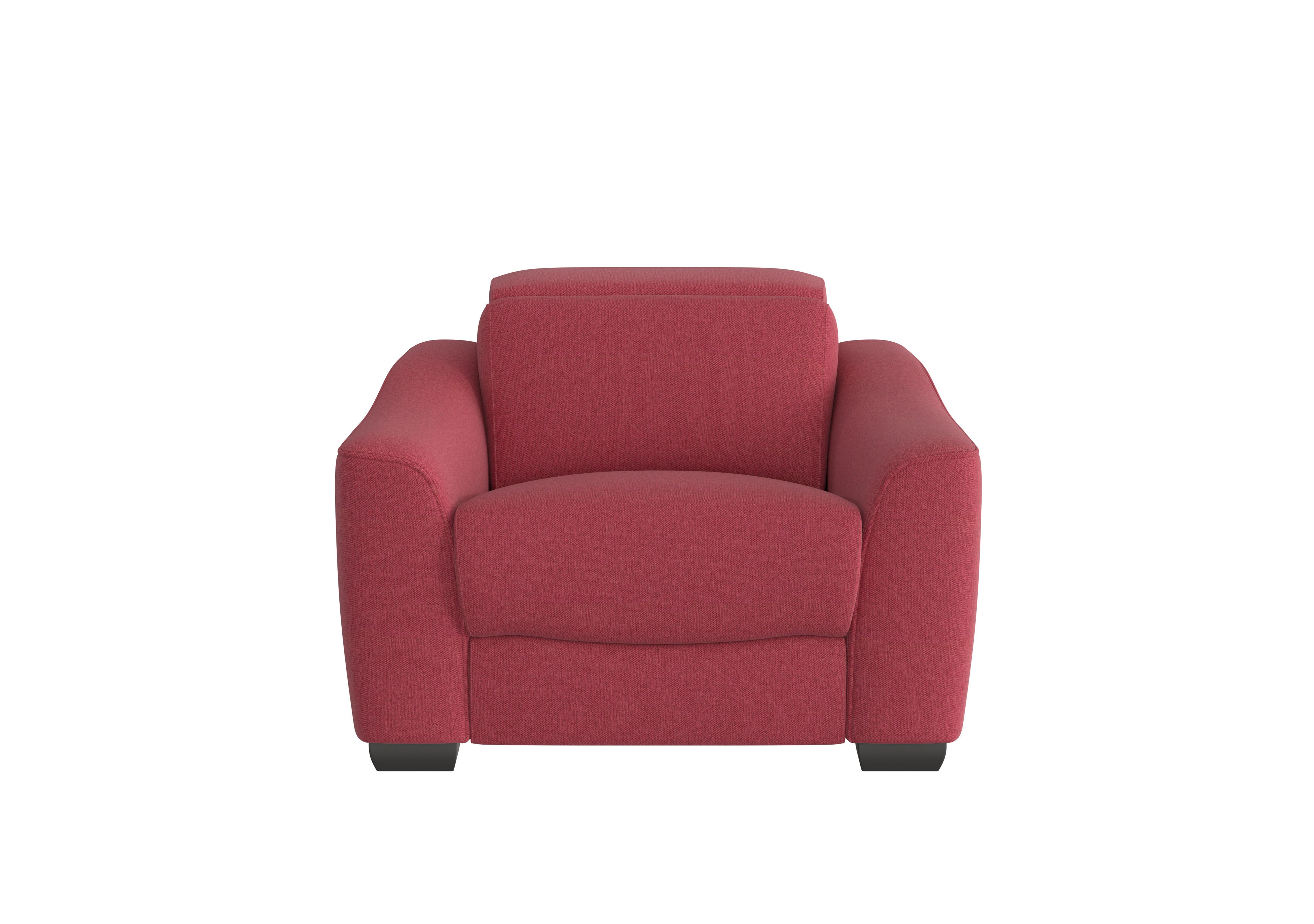 Xavier Fabric Armchair in Fab-Blt-R29 Red on Furniture Village