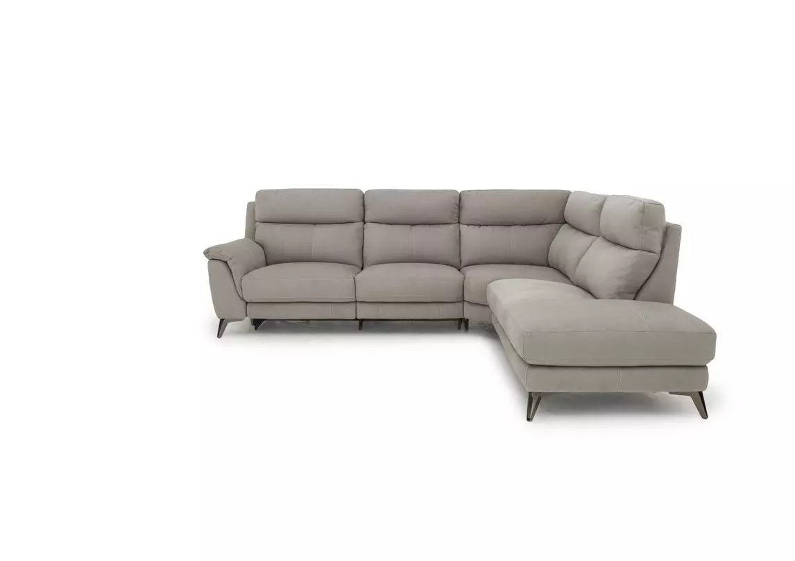 Streamline 5 Seater Classic Back Fabric Recliner Corner Sofa Furniture Village
