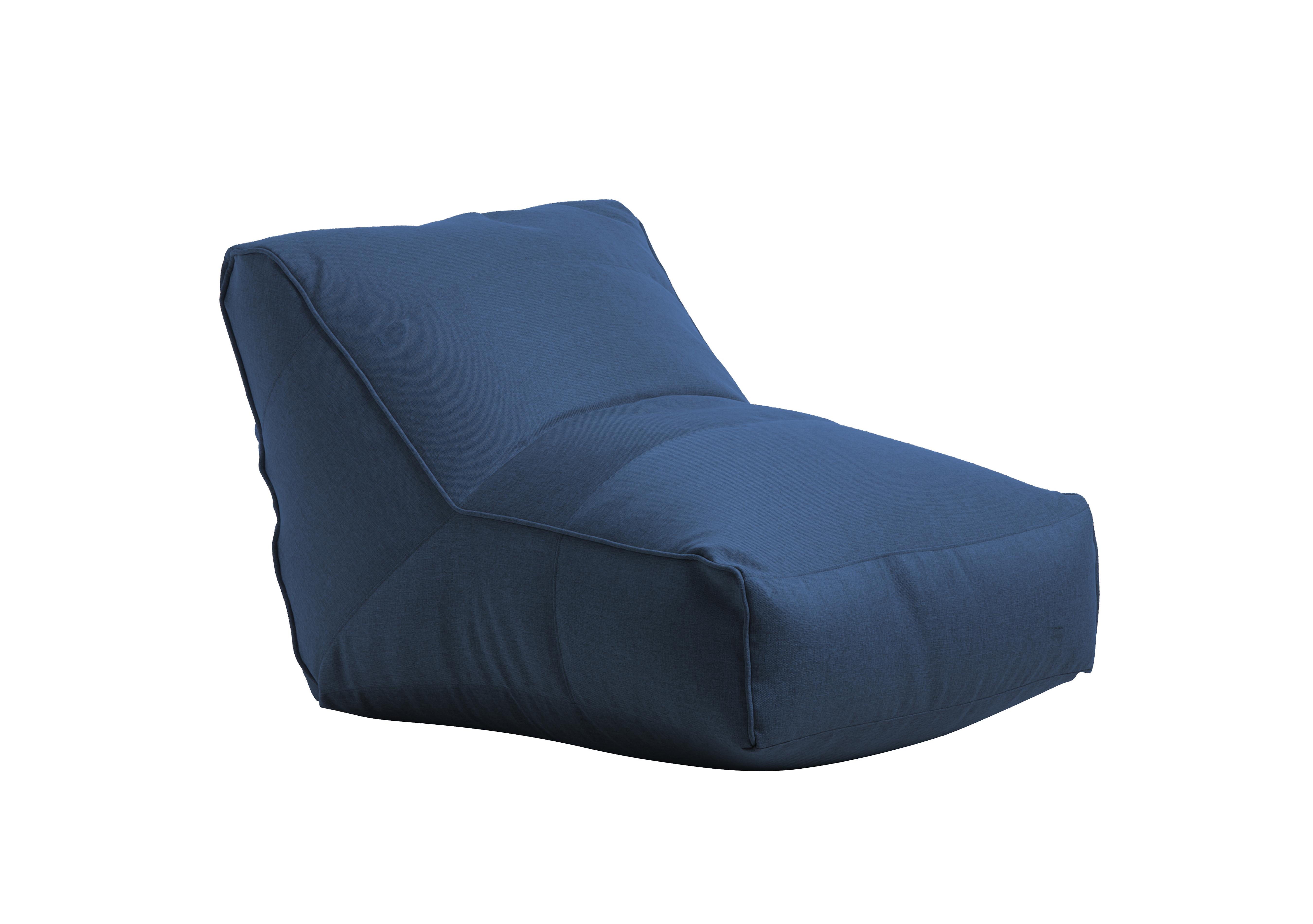 Cinema Chair Bean Bag in Blue on Furniture Village