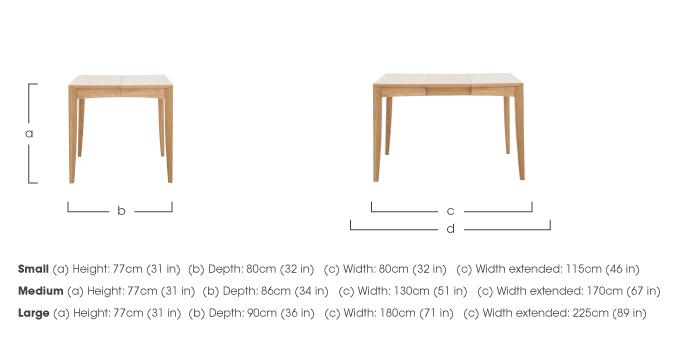 Duplex Extending Dining Table in  on Furniture Village