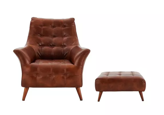 Furniture village leather armchairs discount