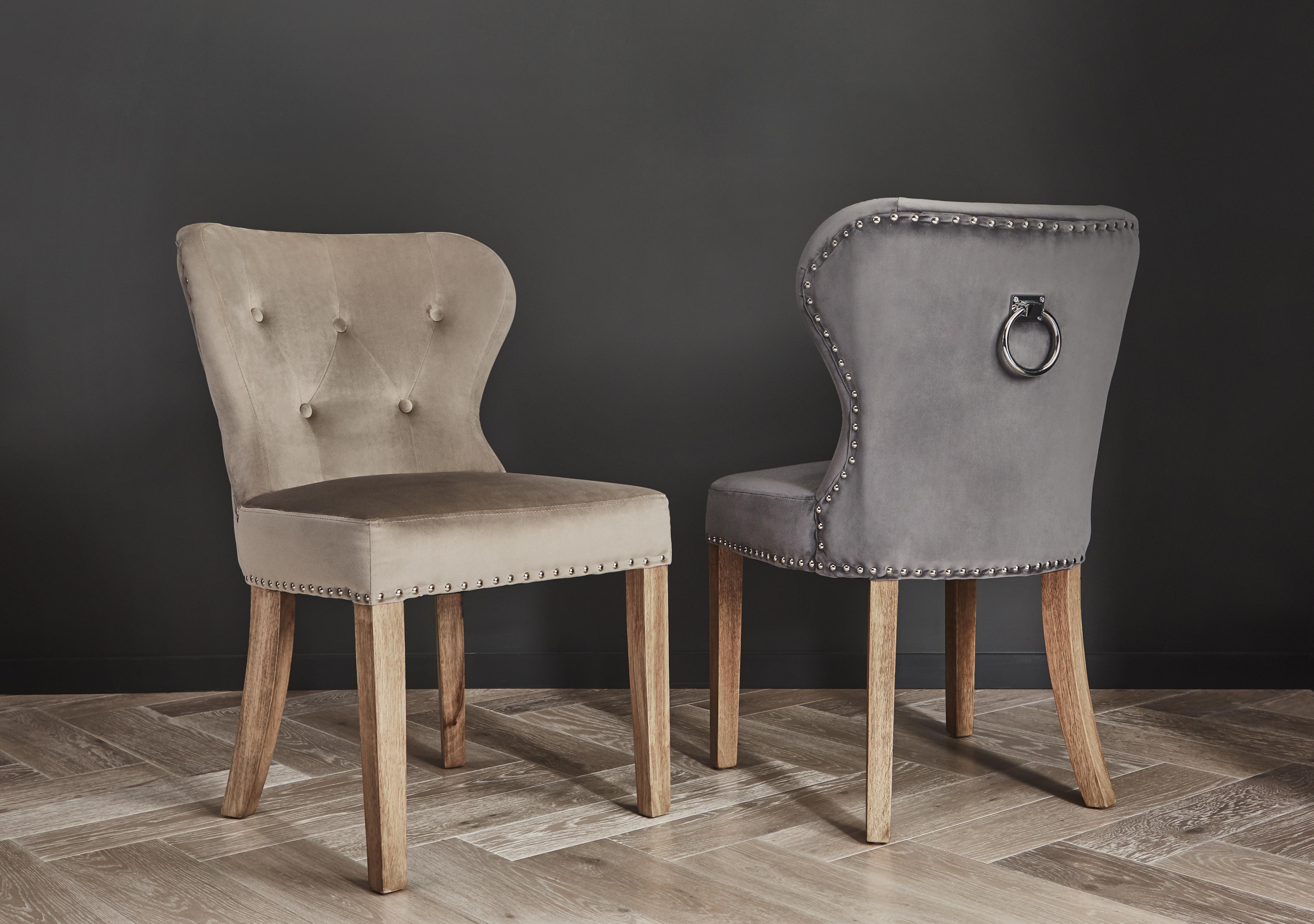 Chennai Upholstered Dining Chair in  on Furniture Village